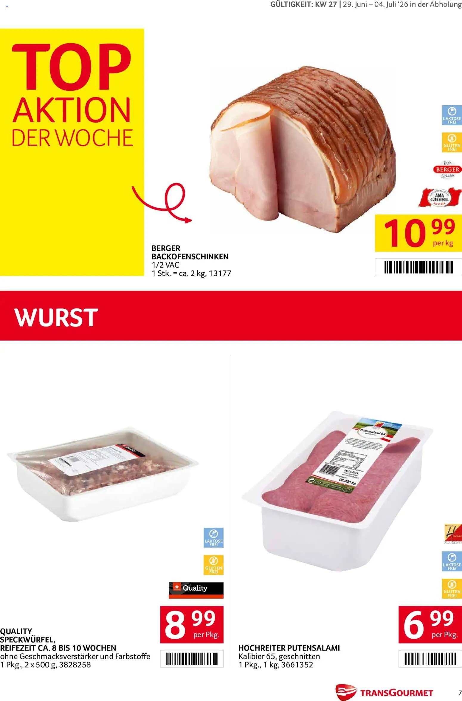 Transgourmet Flugblatt