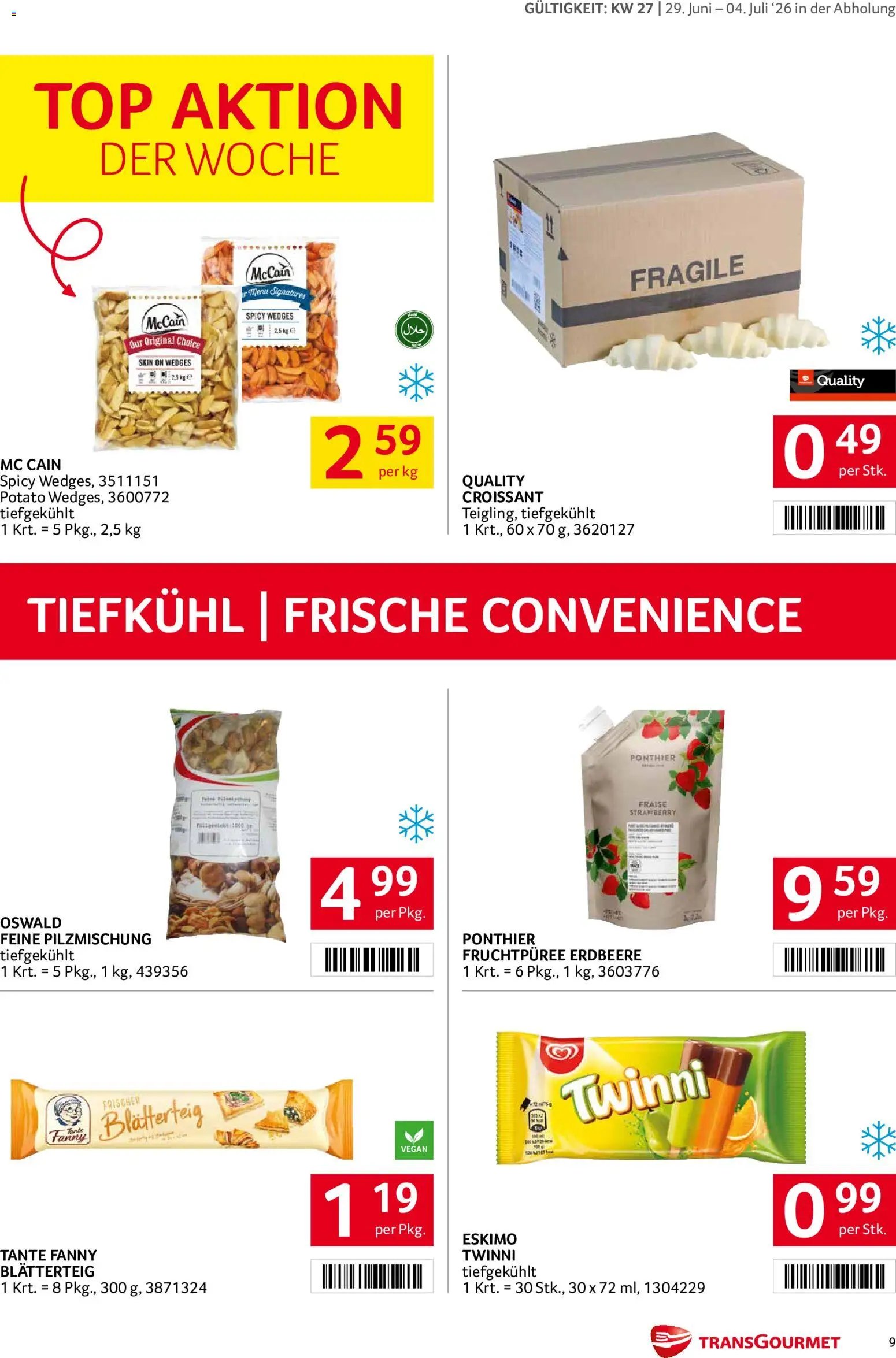 Transgourmet Flugblatt
