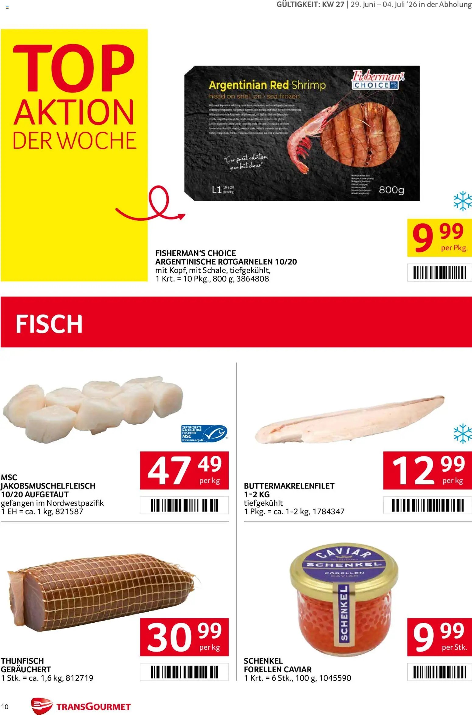 Transgourmet Flugblatt