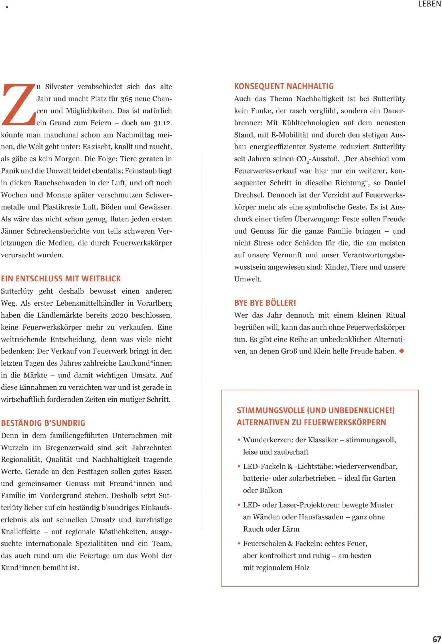 Sutterlüty B’sundrig Magazine