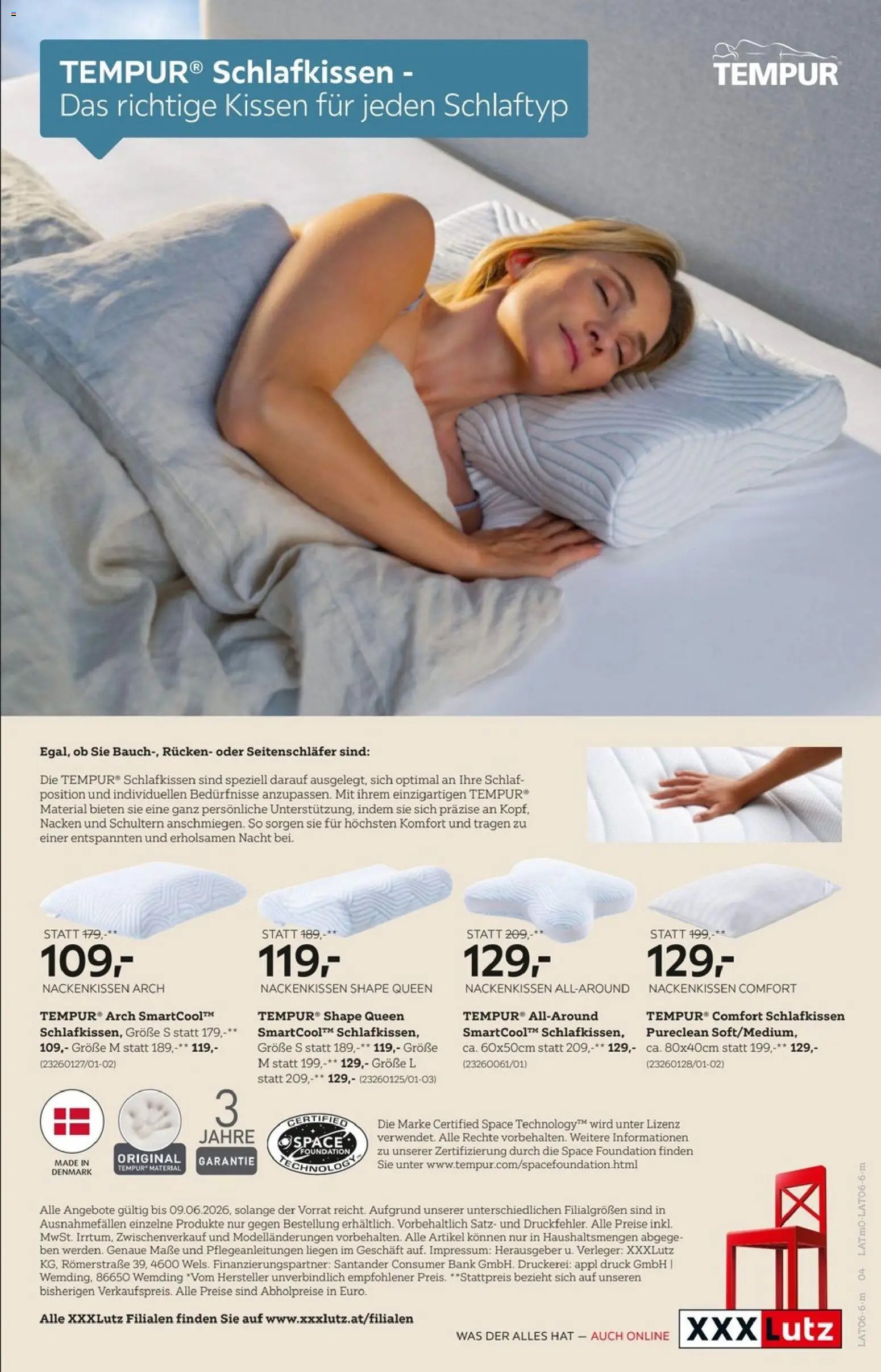 XXXLutz Tempur Pro Matratzen