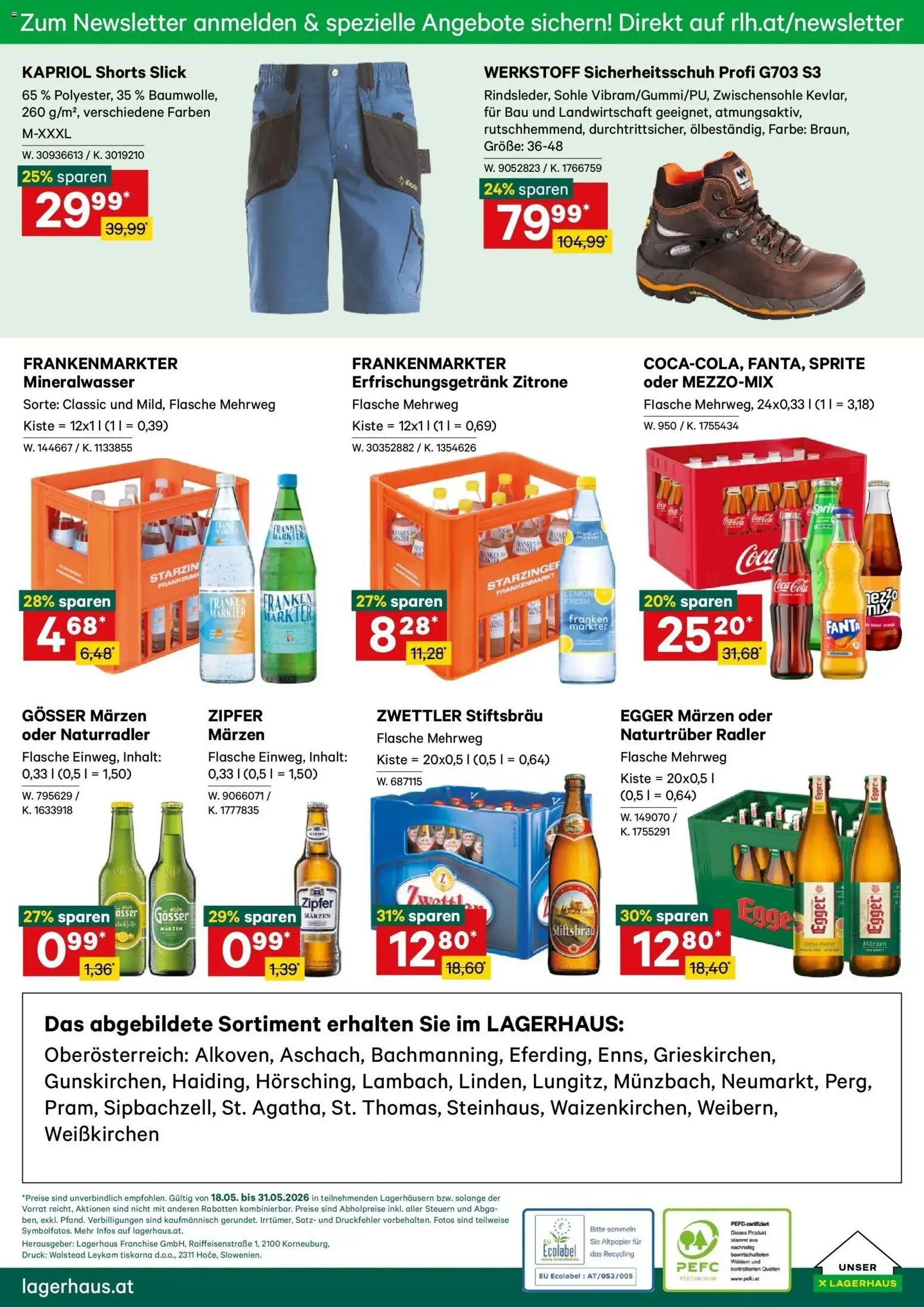 Lagerhaus Wochen Angebote