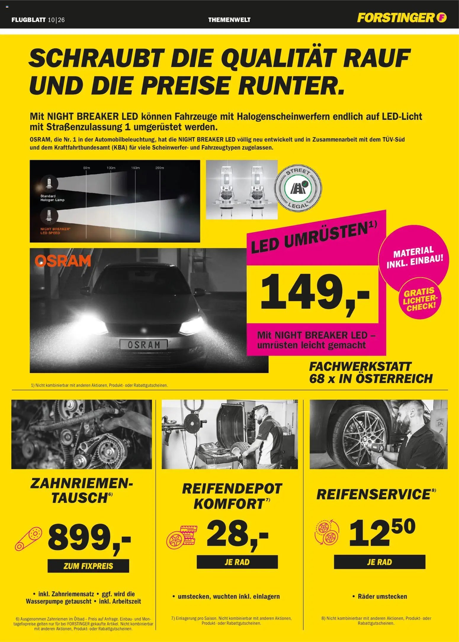 Forstinger Flugblatt