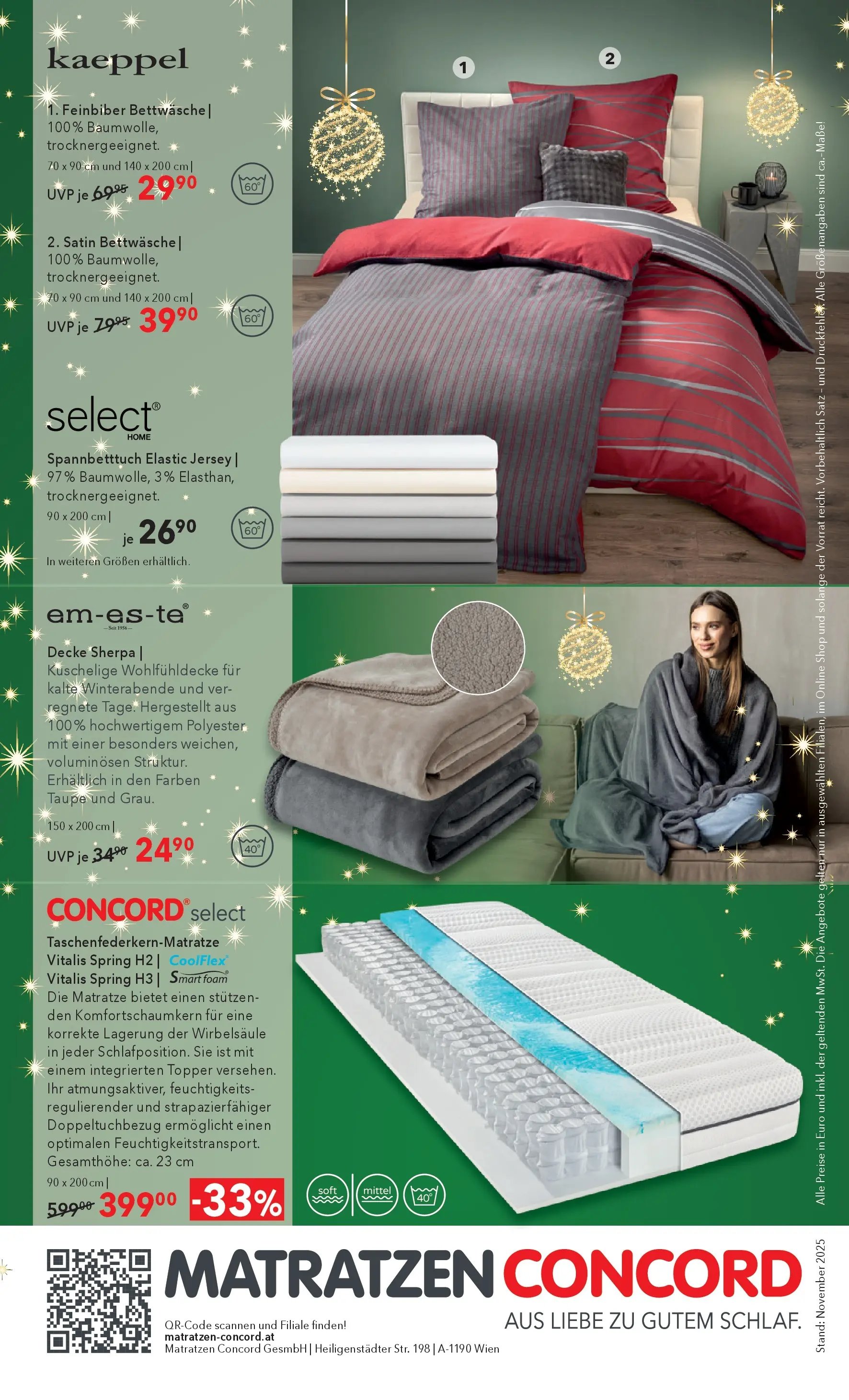 Matratzen Concord Flugblatt