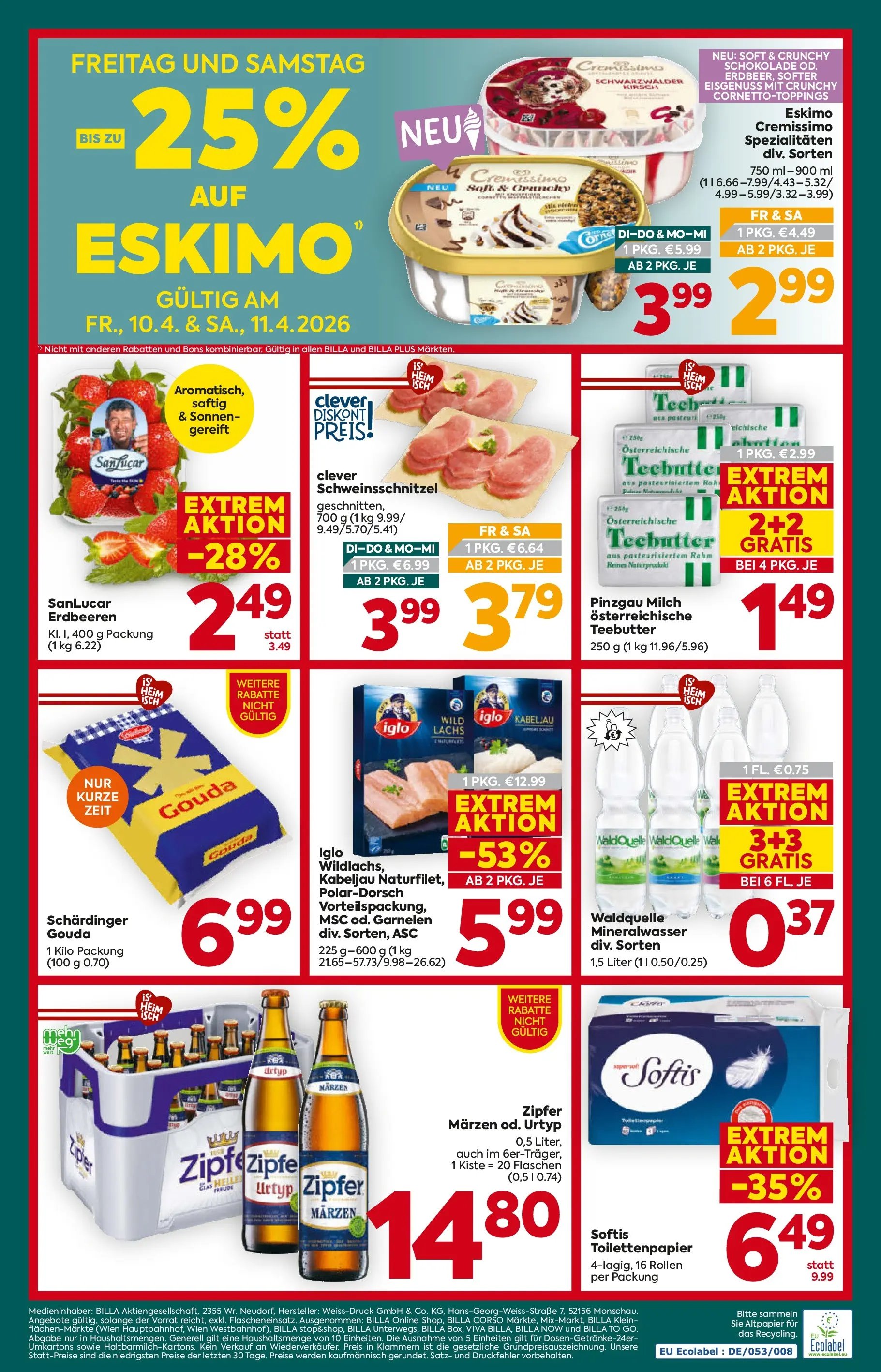 Billa Plus - BILLA PLUS: Flugblatt Tirol