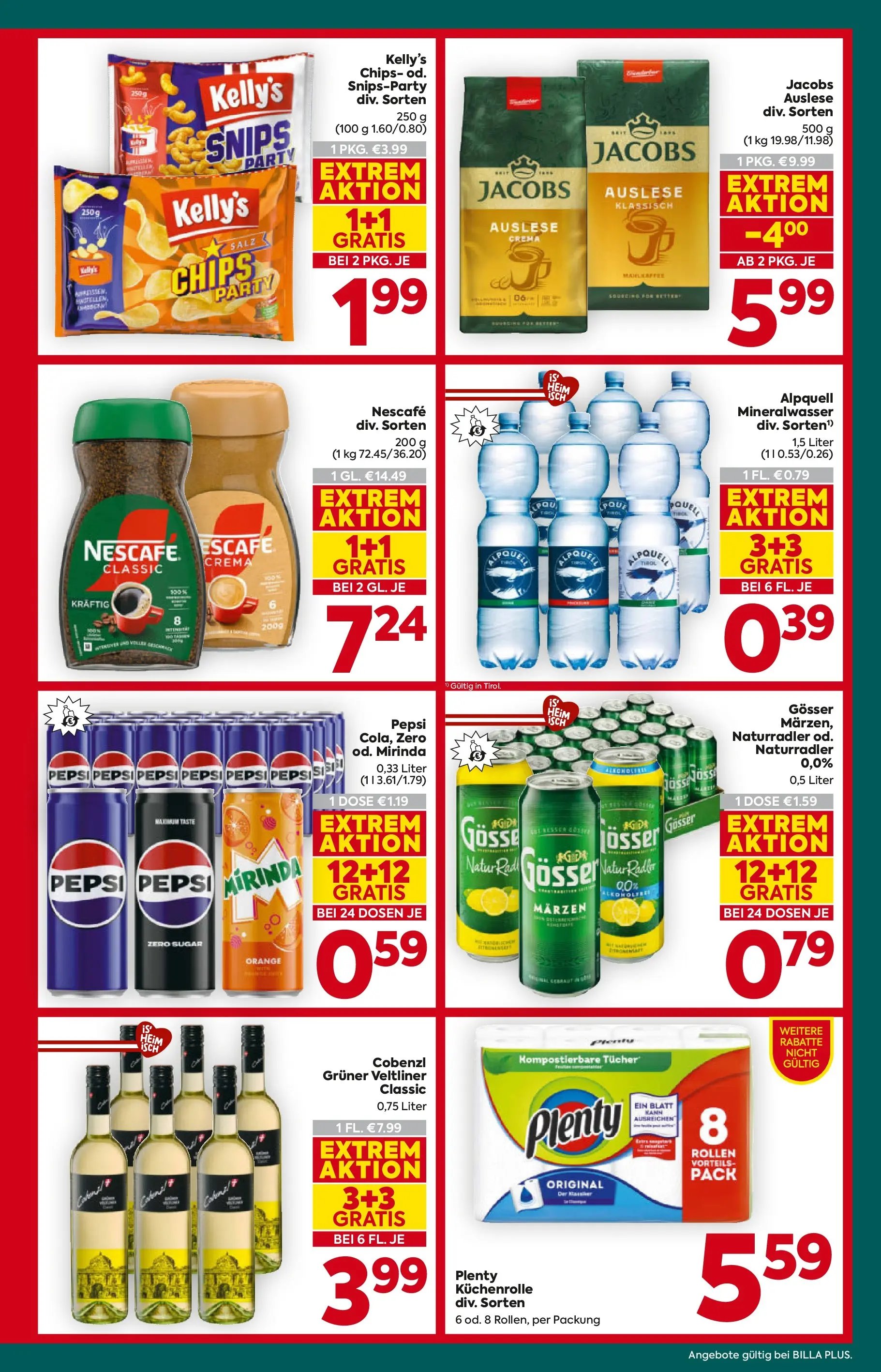 Billa Plus - BILLA PLUS: Flugblatt Tirol
