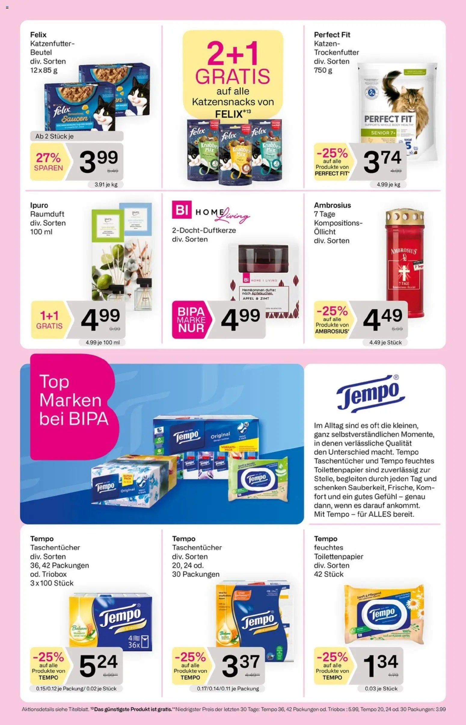 Bipa Flugblatt