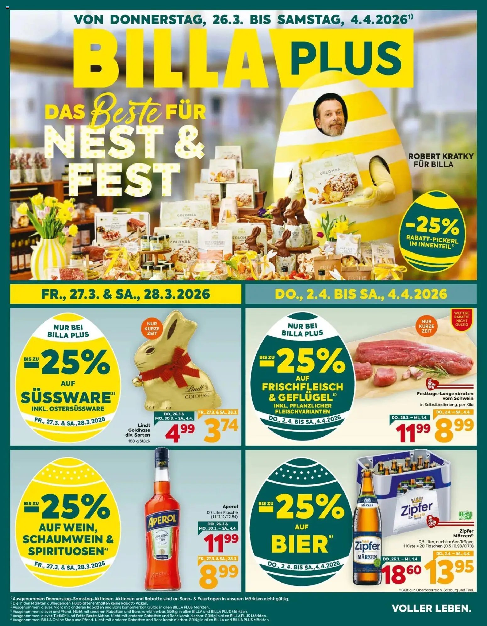 Billa Plus Flugblatt - Oberösterreich