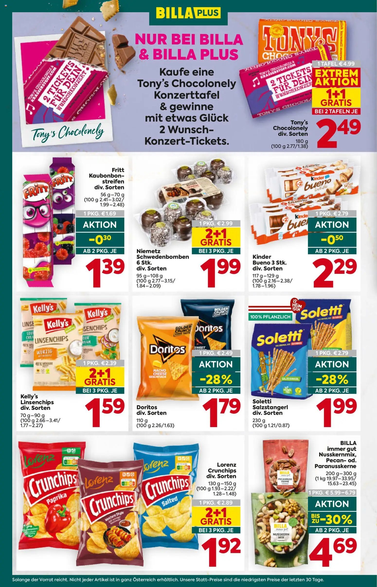 Billa Plus Flugblatt