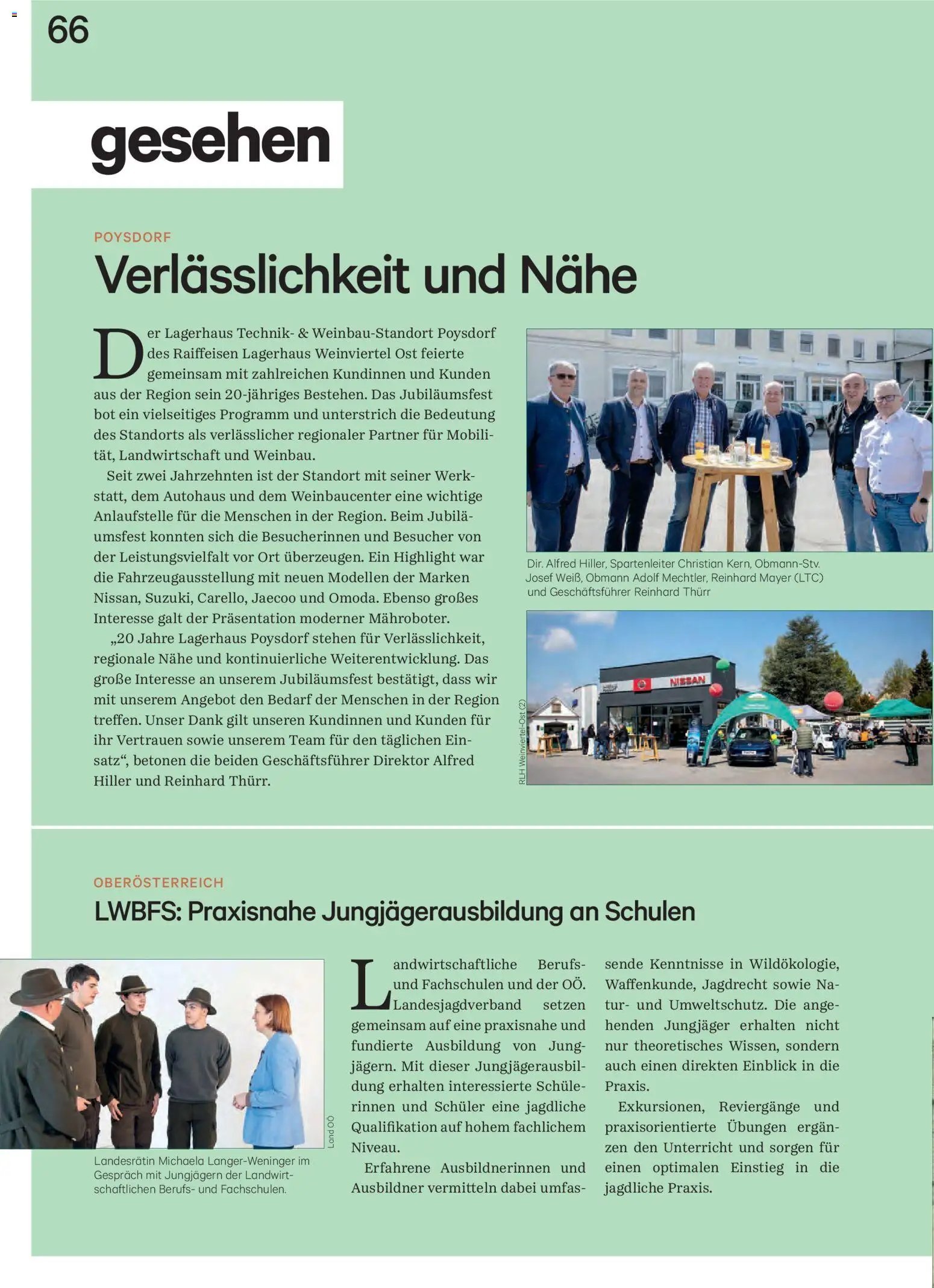 Lagerhaus Unser Land Juni 2026