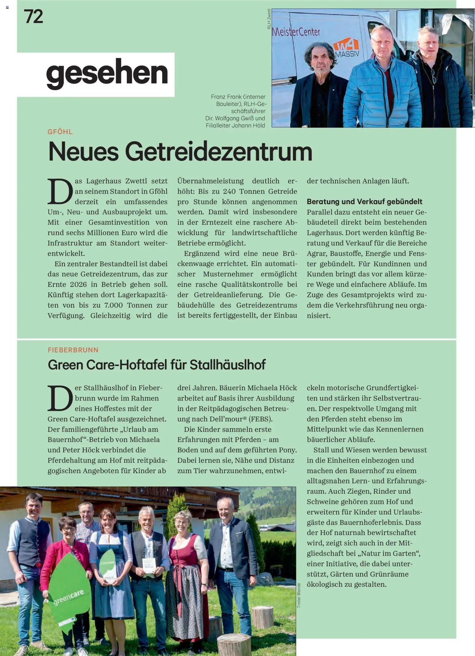 Lagerhaus Unser Land Juni 2026