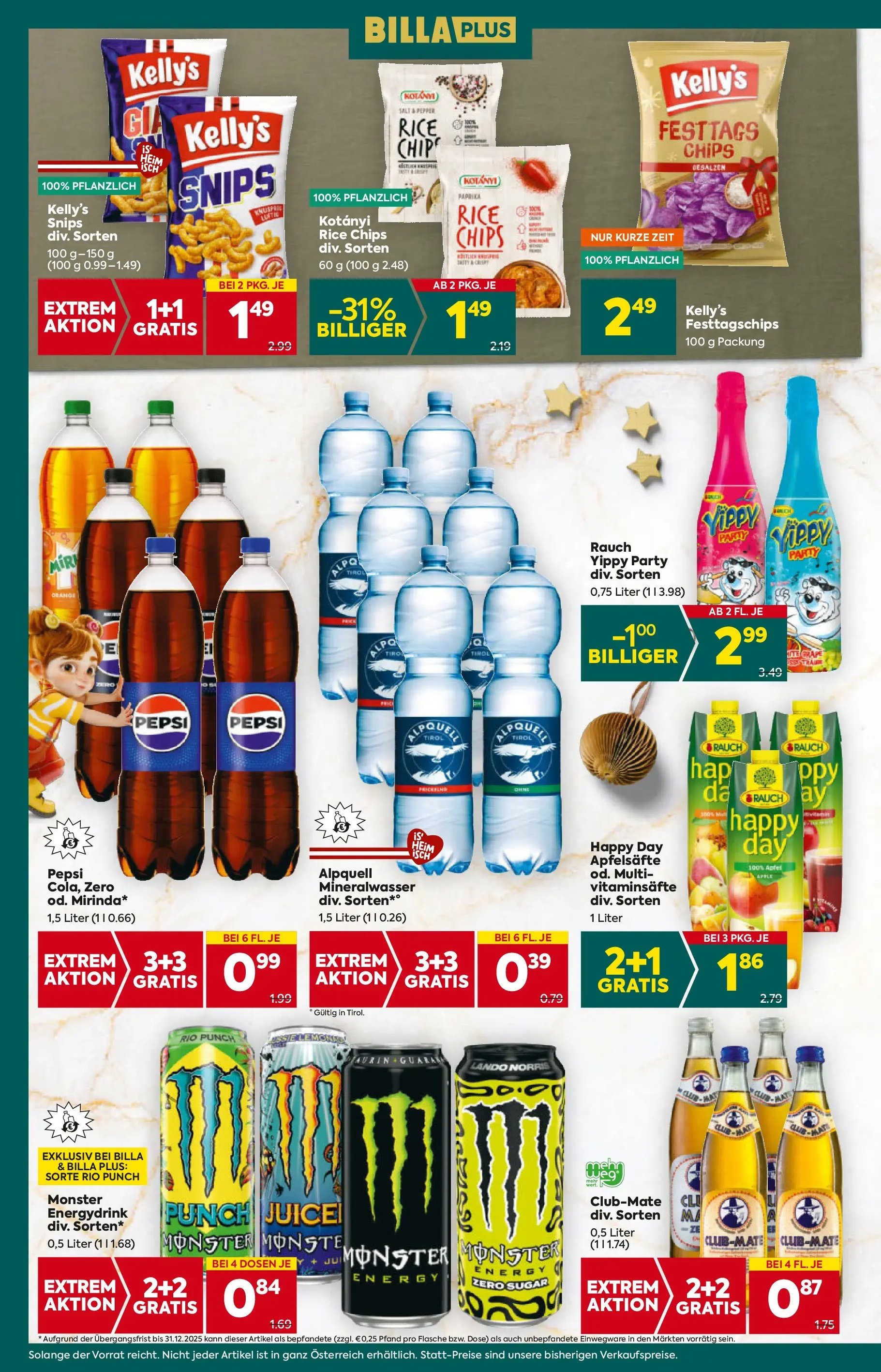Billa Plus Flugblatt - Tirol