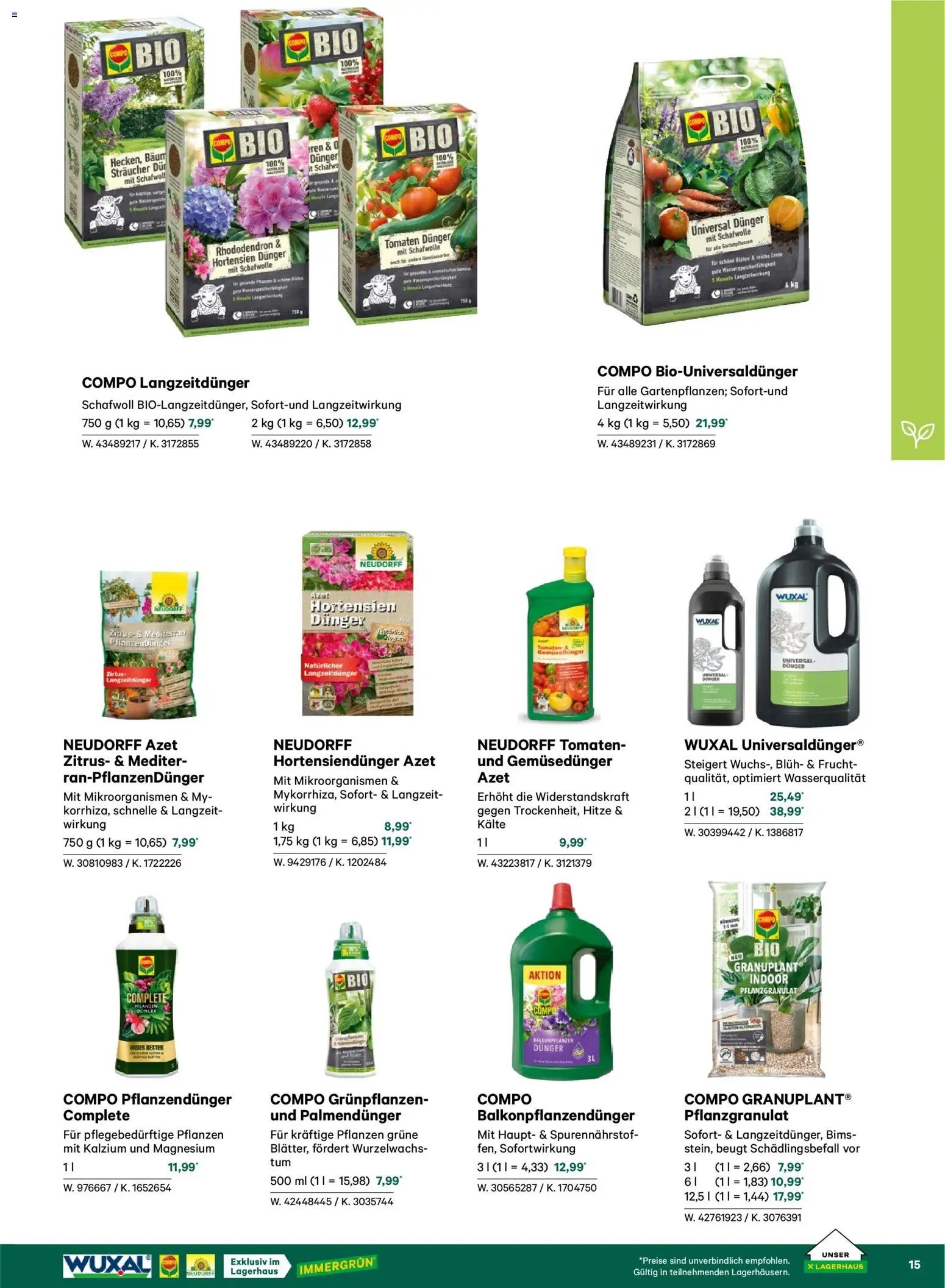 Lagerhaus  Garten und Freizeit Katalog 2026