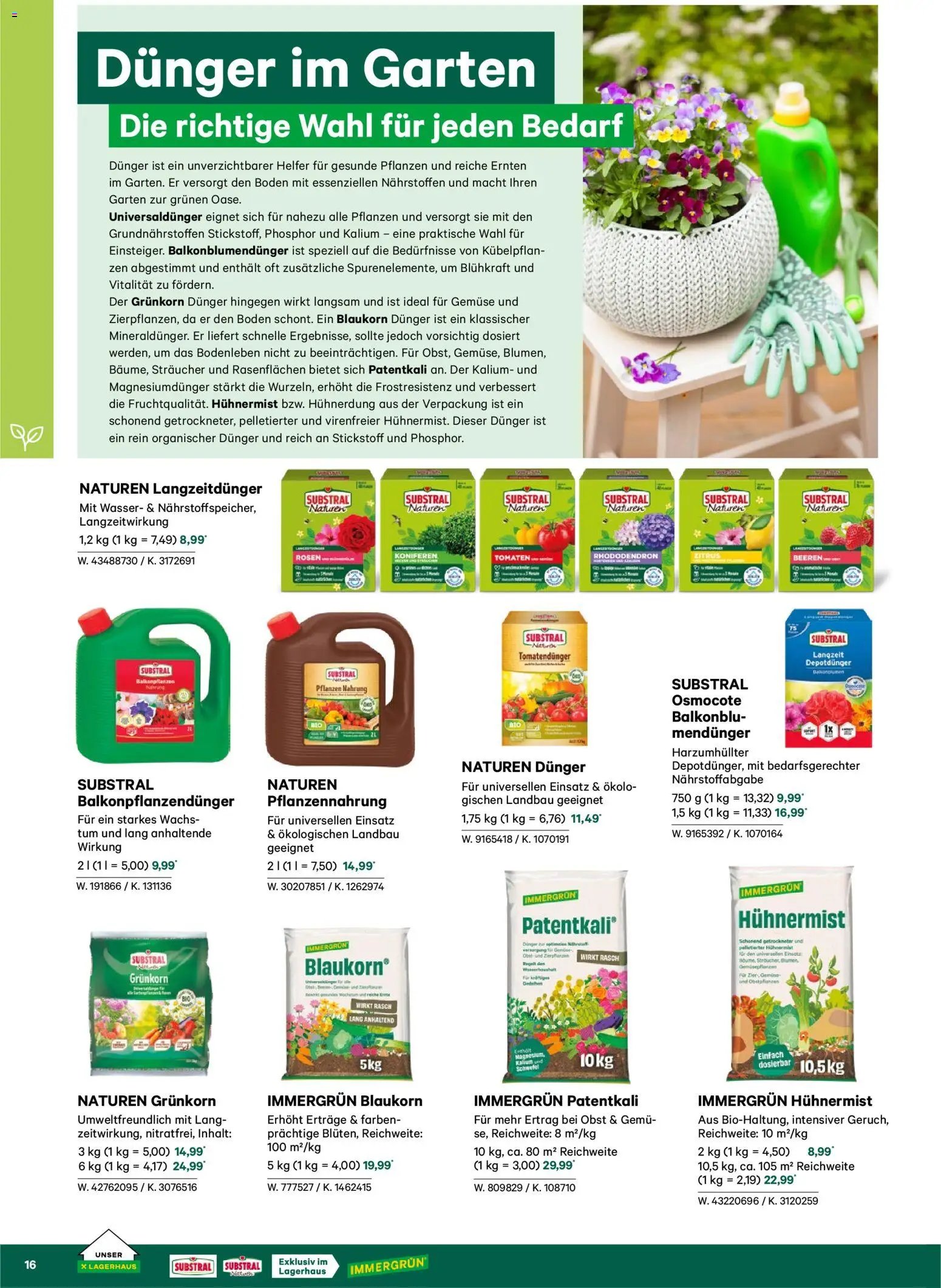 Lagerhaus  Garten und Freizeit Katalog 2026