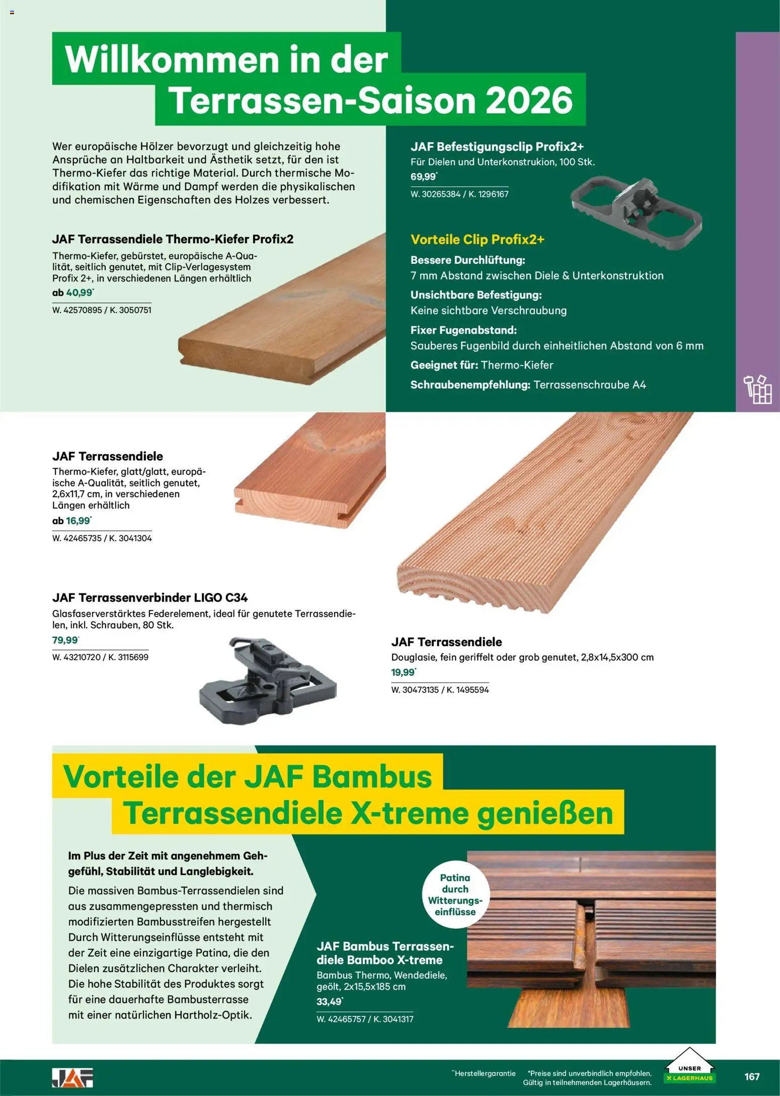 Lagerhaus  Garten und Freizeit Katalog 2026