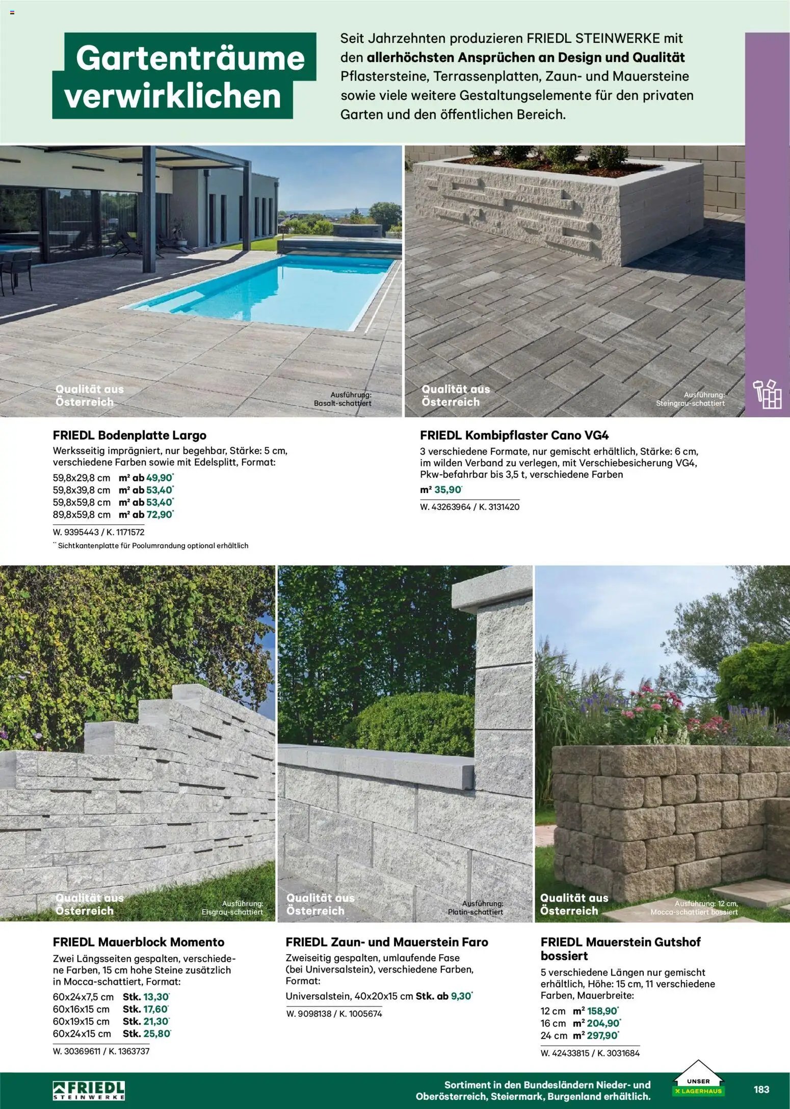 Lagerhaus  Garten und Freizeit Katalog 2026