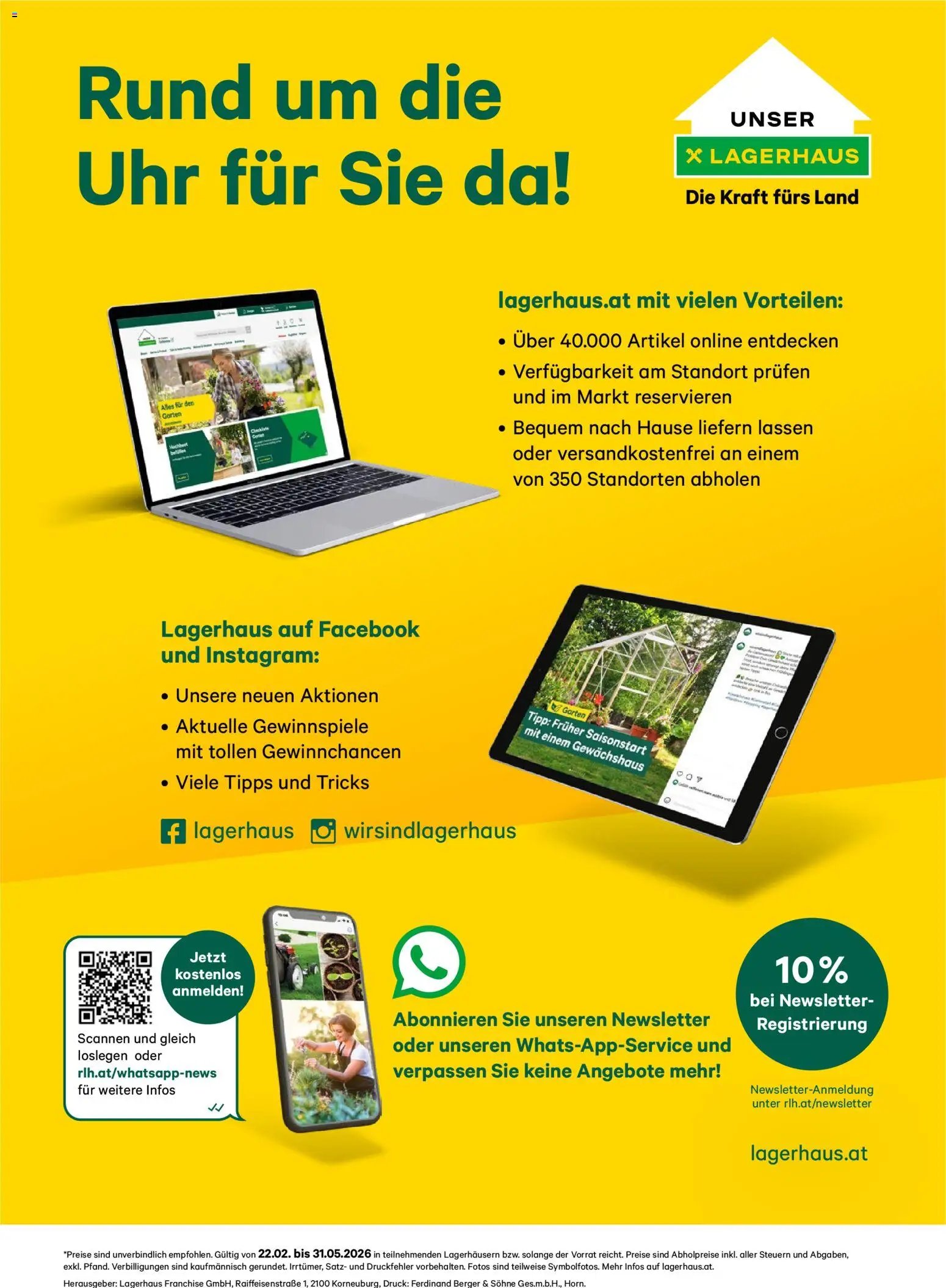 Lagerhaus  Garten und Freizeit Katalog 2026