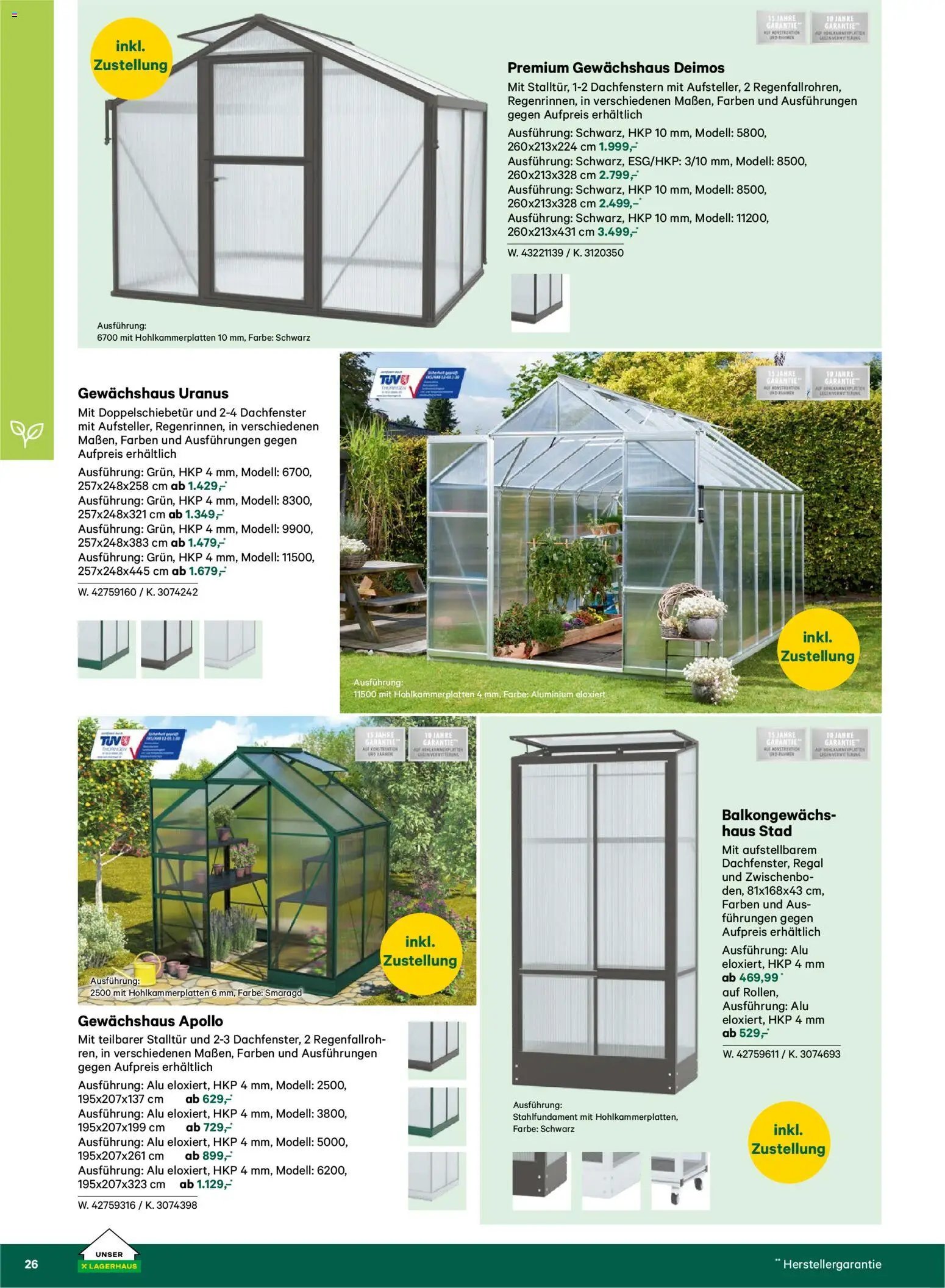 Lagerhaus  Garten und Freizeit Katalog 2026