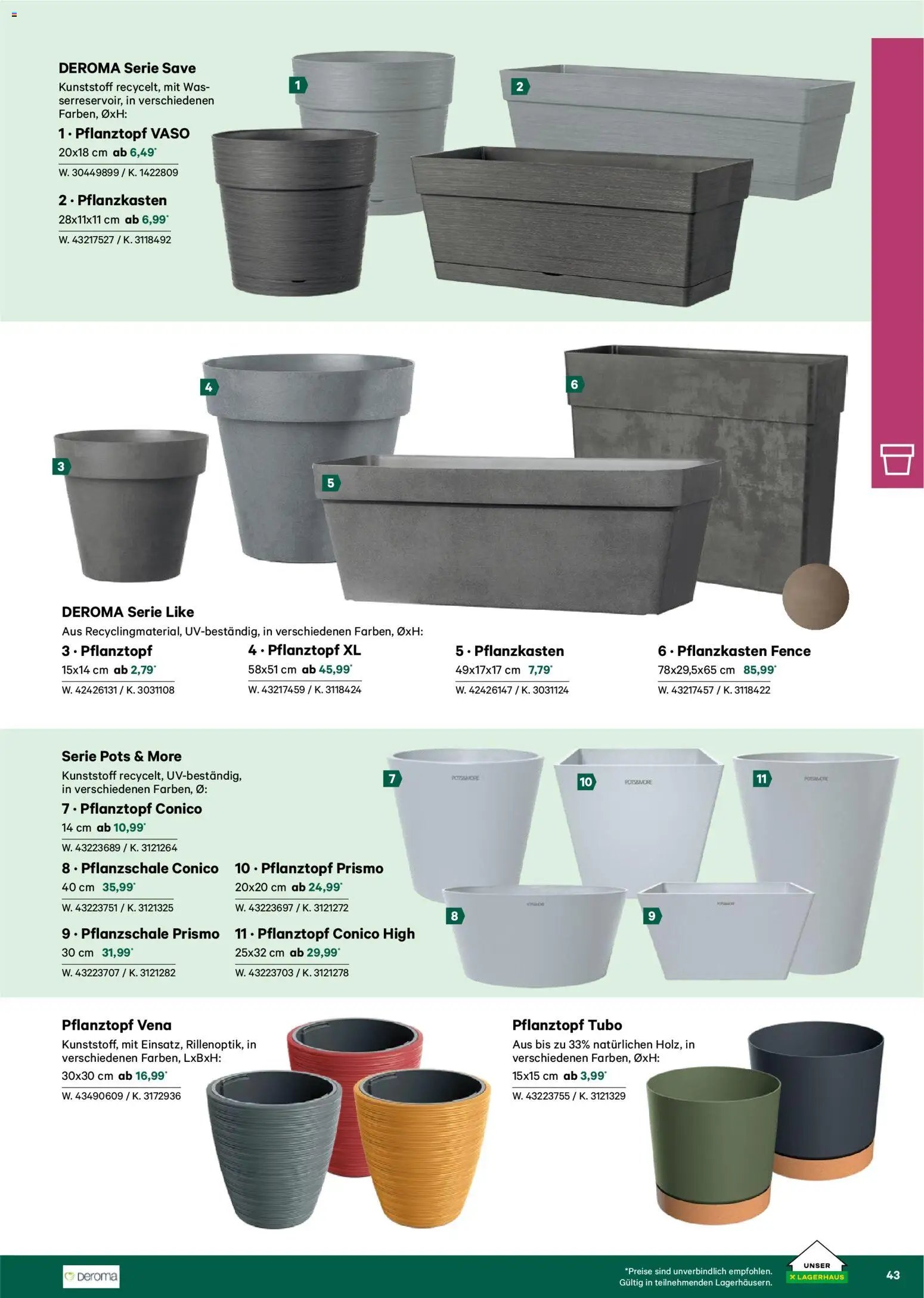 Lagerhaus  Garten und Freizeit Katalog 2026