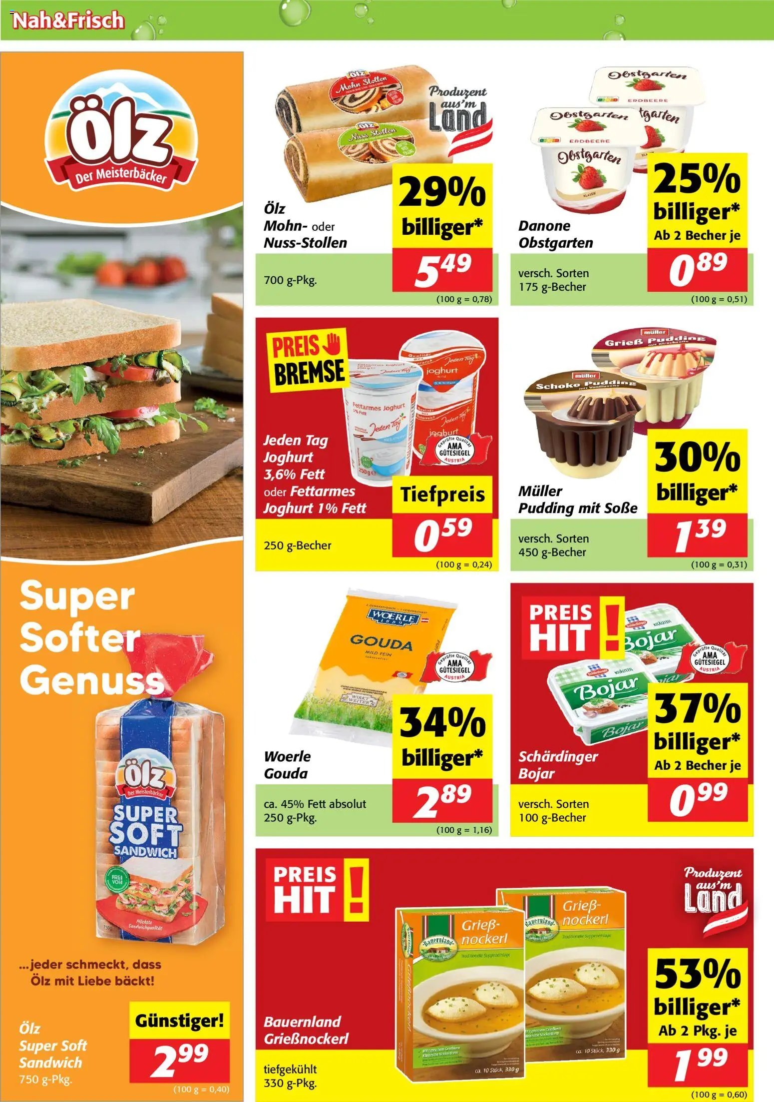 Nah und Frisch Flugblatt