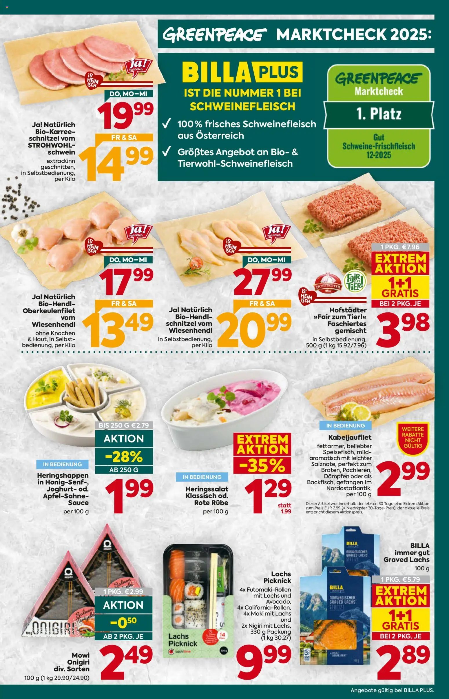 Billa Plus Flugblatt - Steiermark