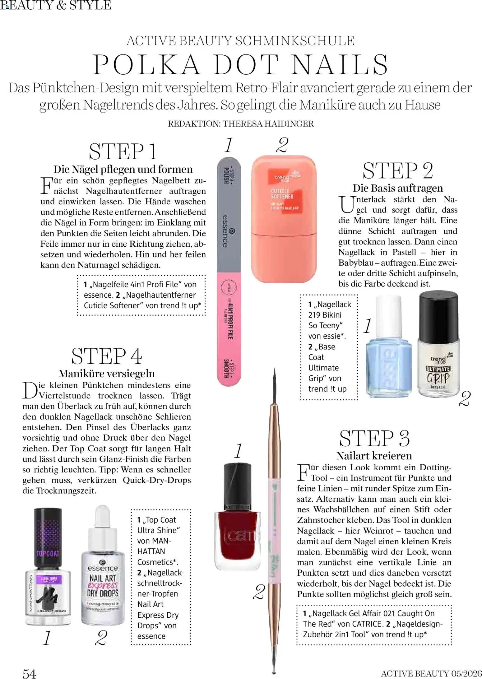 dm drogerie markt Active Beauty Magazin 05/2026