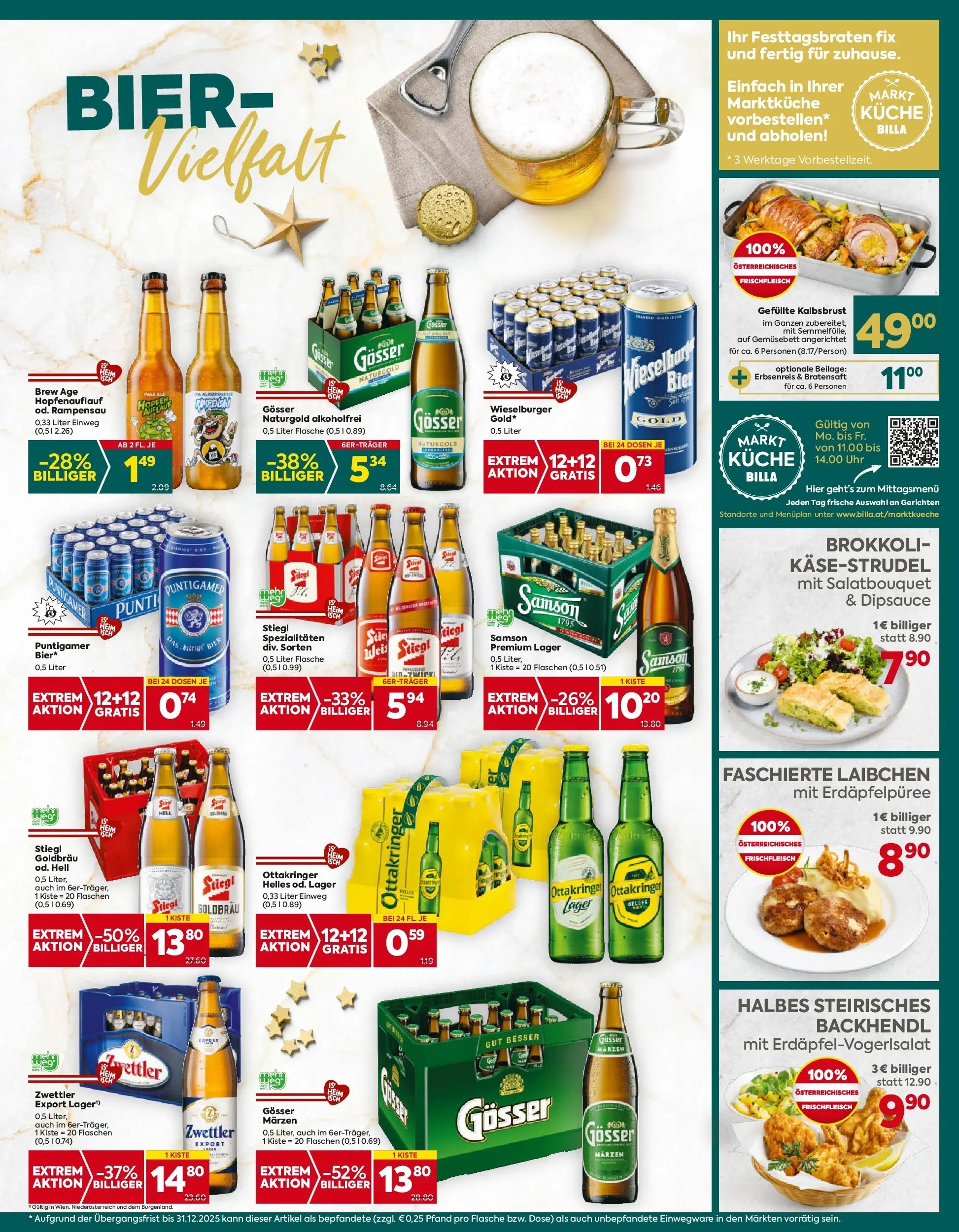 Billa Plus Flugblatt - Burgenland