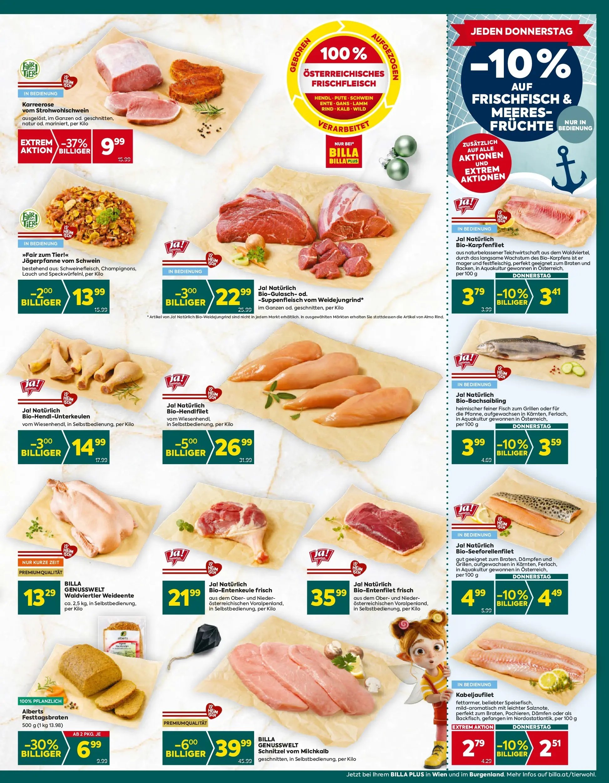 Billa Plus Flugblatt - Burgenland