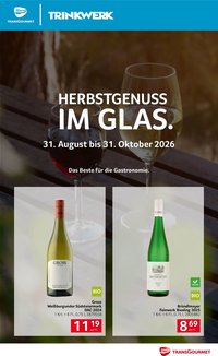 Transgourmet Trinkwerk Herbst
