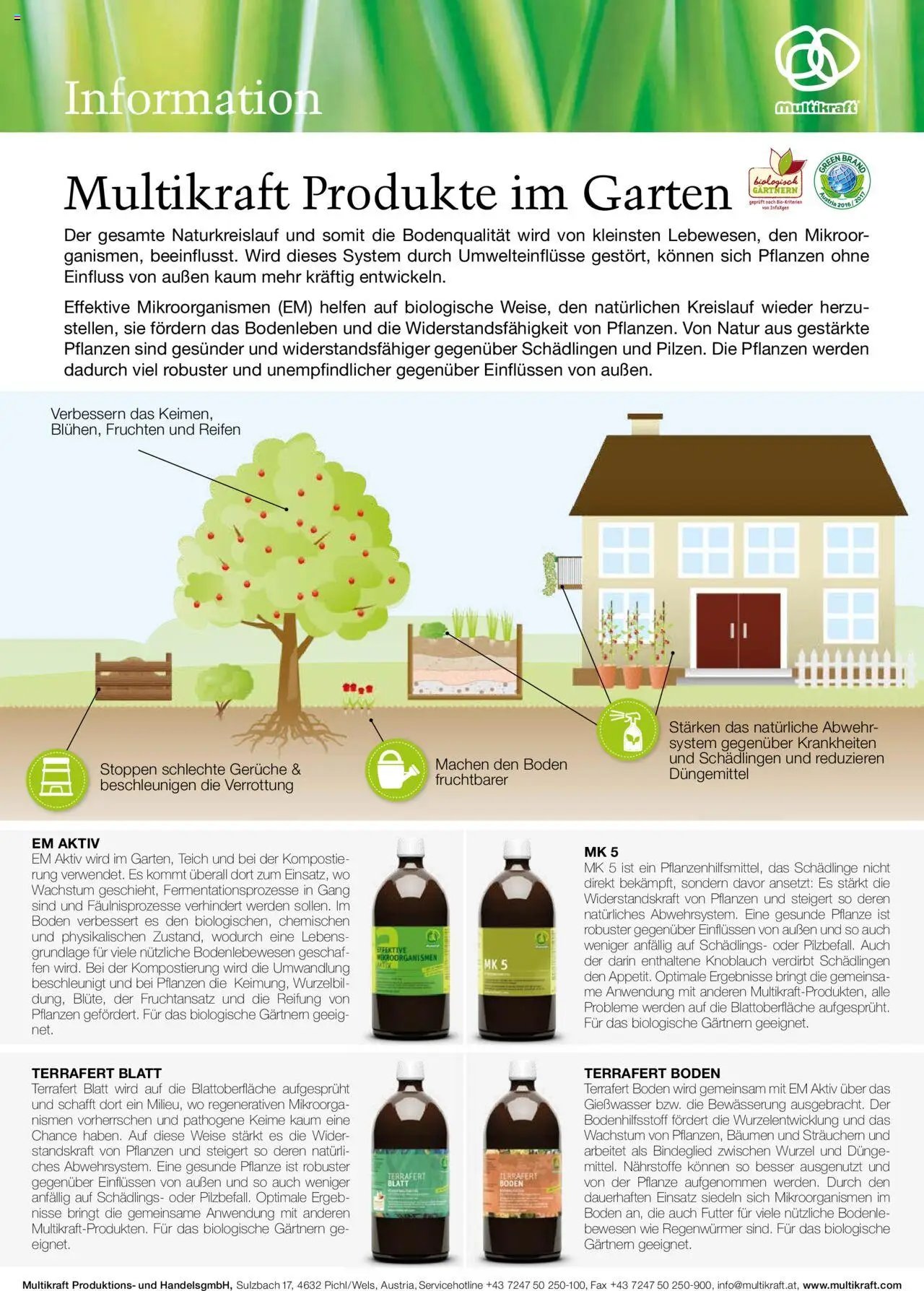 bellaflora - Multikraft Produkte im Garten