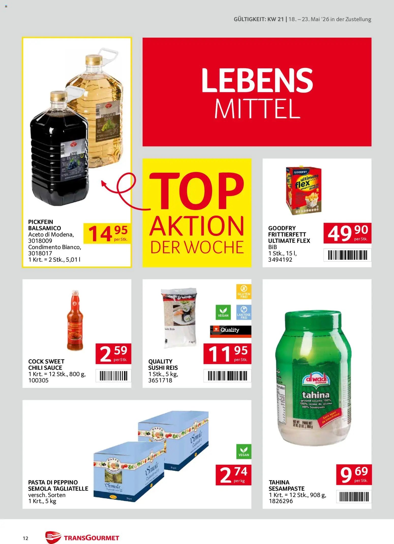 Transgourmet Zustellaktion