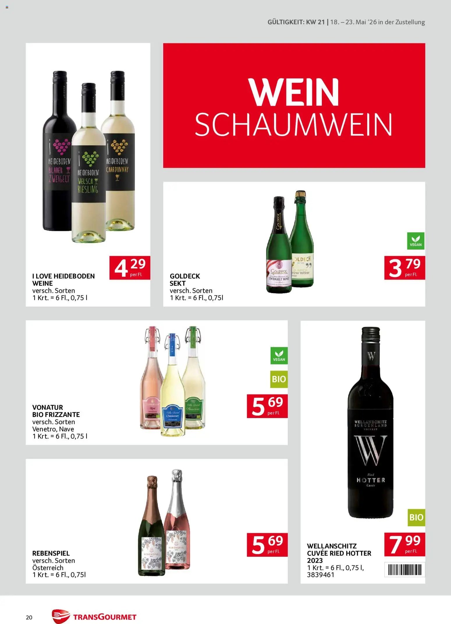 Transgourmet Zustellaktion