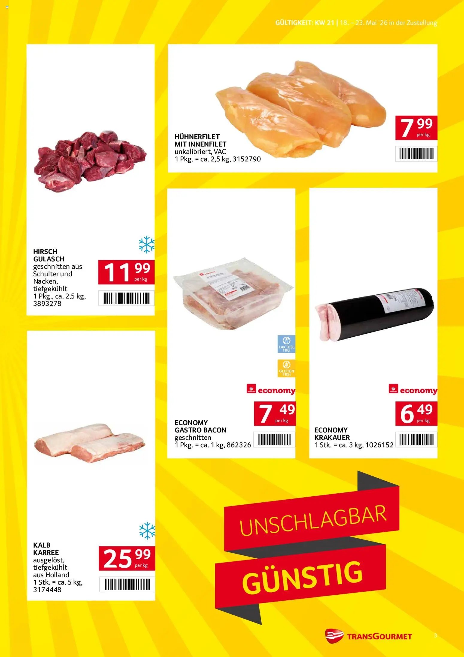 Transgourmet Zustellaktion