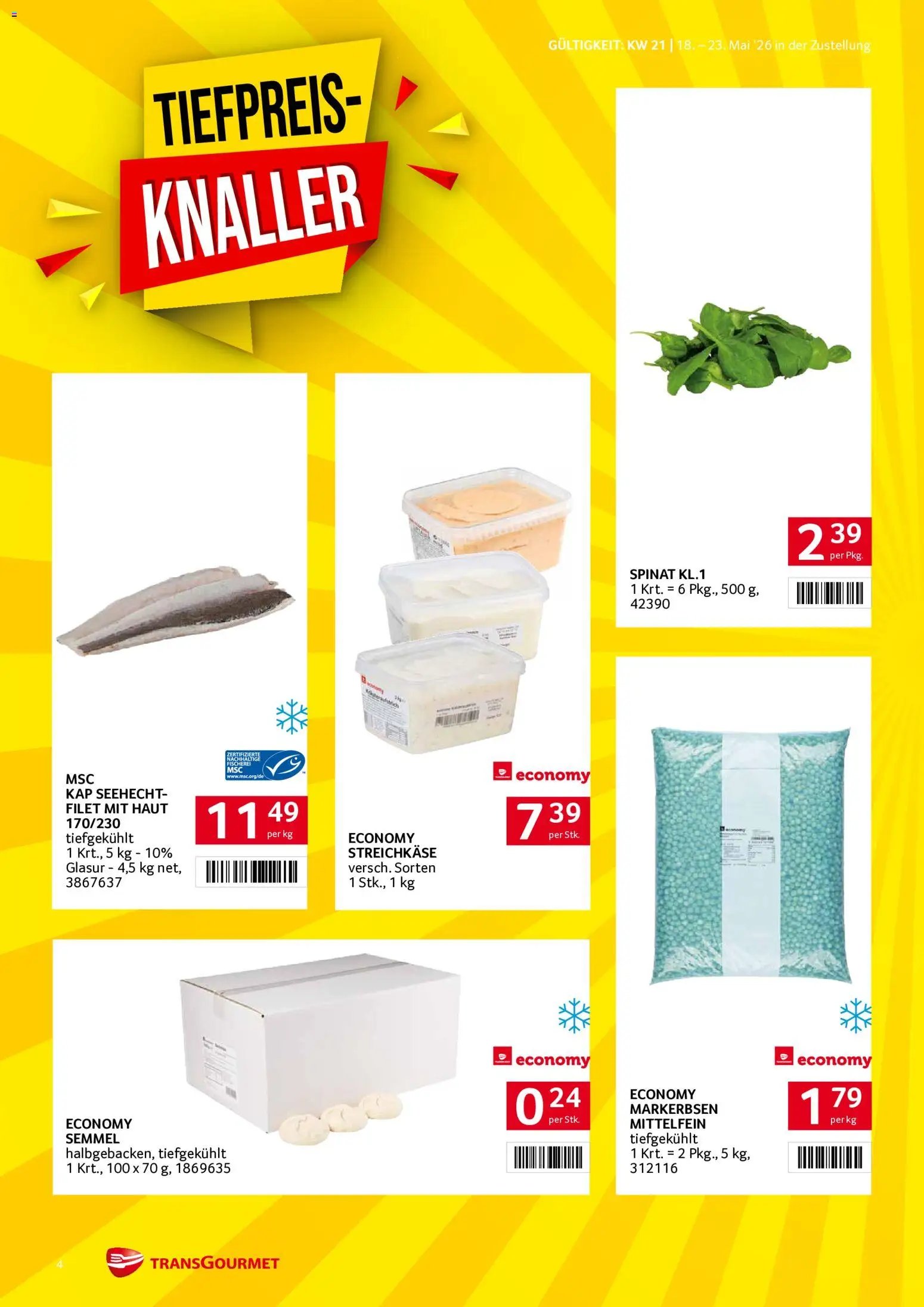 Transgourmet Zustellaktion