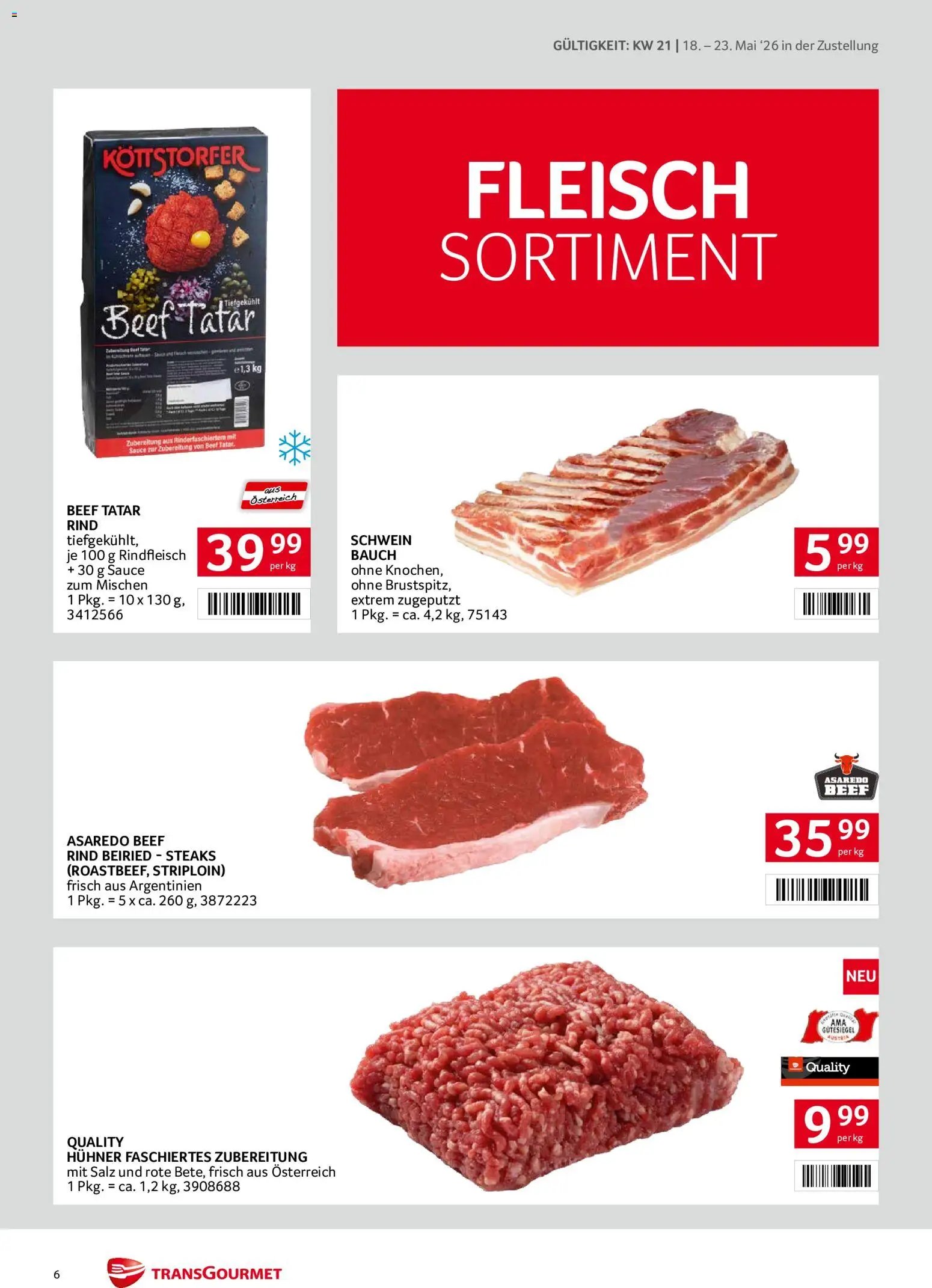 Transgourmet Zustellaktion