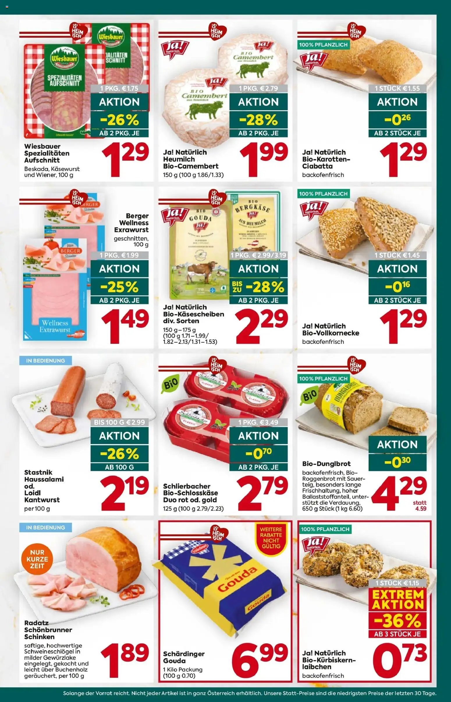 Billa Plus Flugblatt - Salzburg