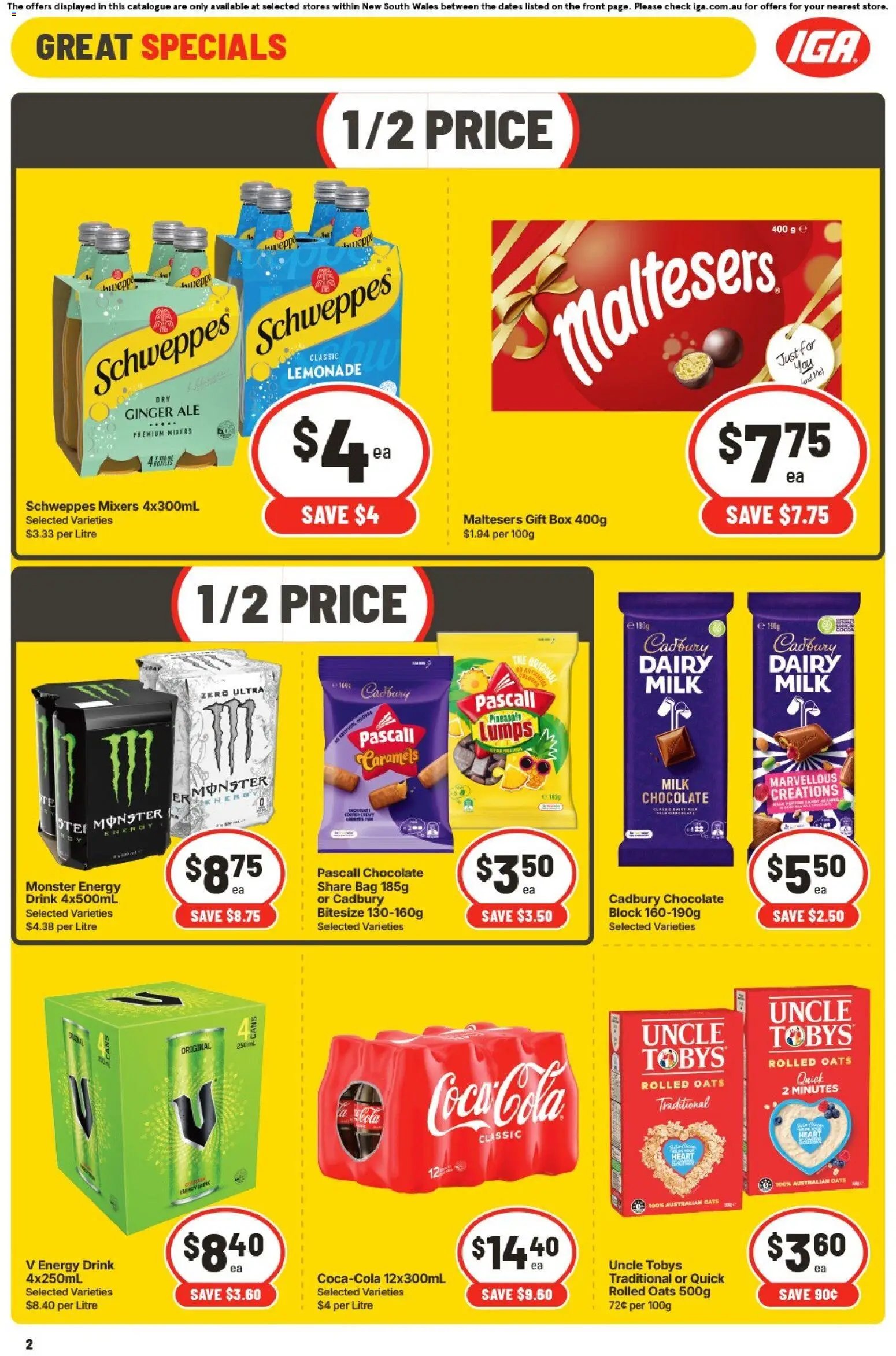 IGA ACT catalogue