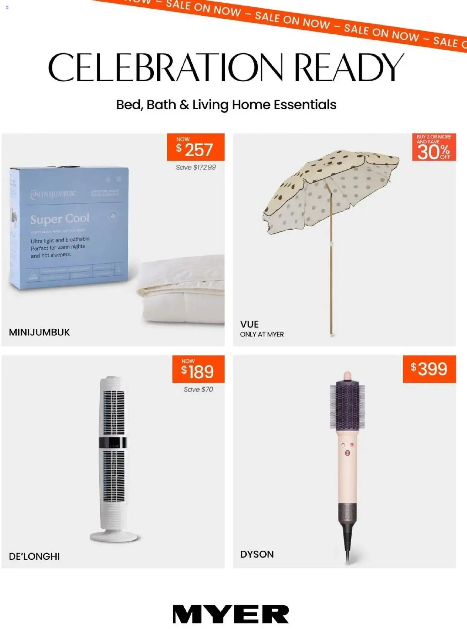 Myer Bed, Bath & Living Home Essentials