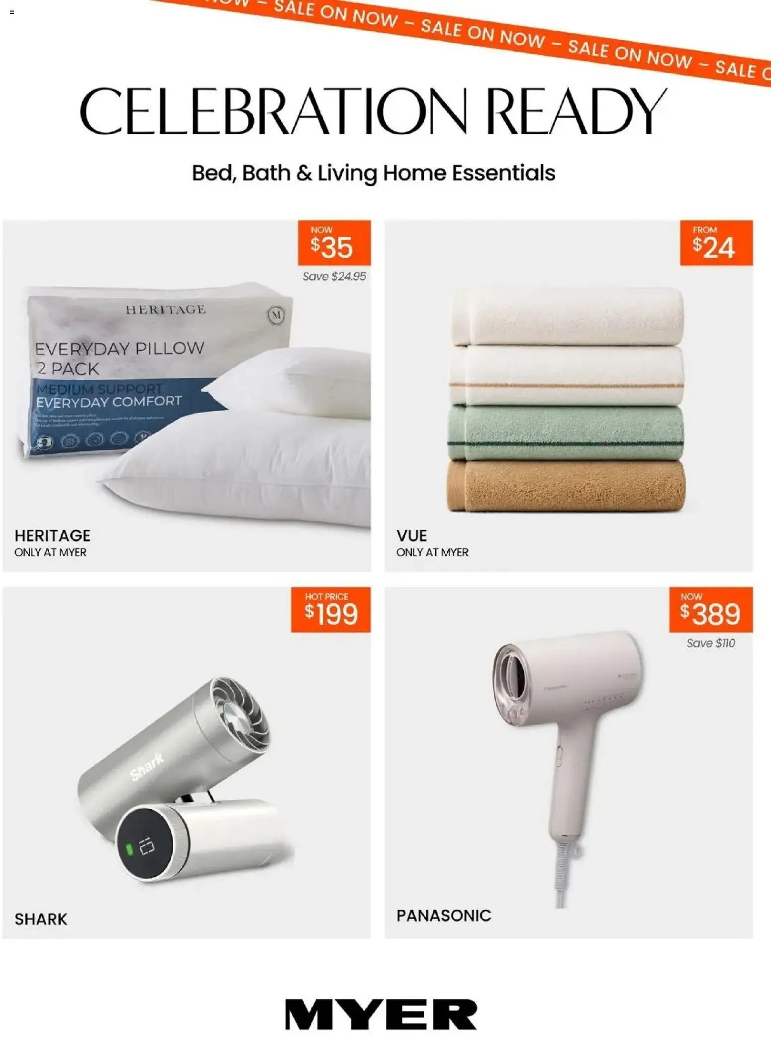 Myer Bed, Bath & Living Home Essentials