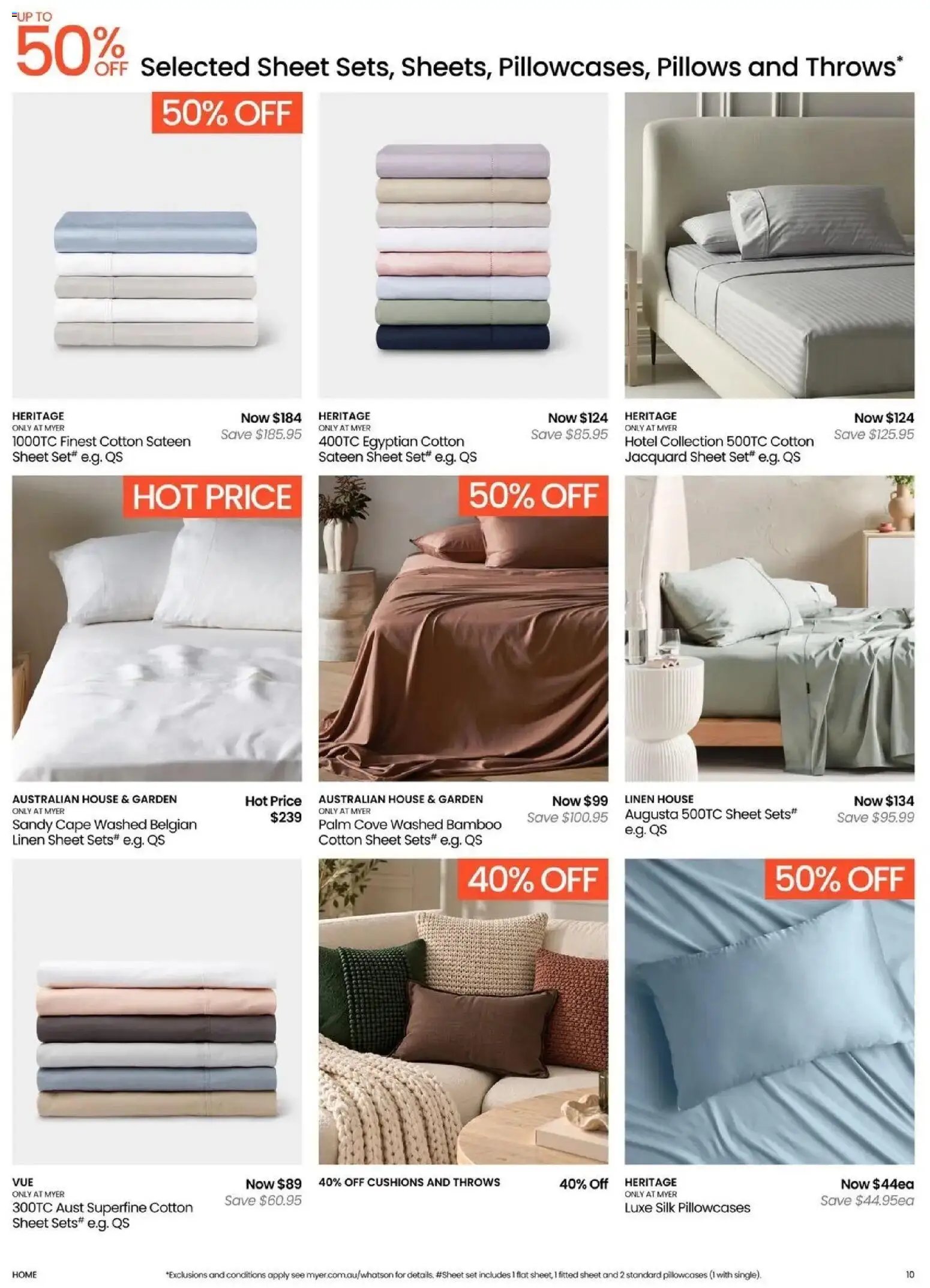 Myer Bed, Bath & Living Home Essentials