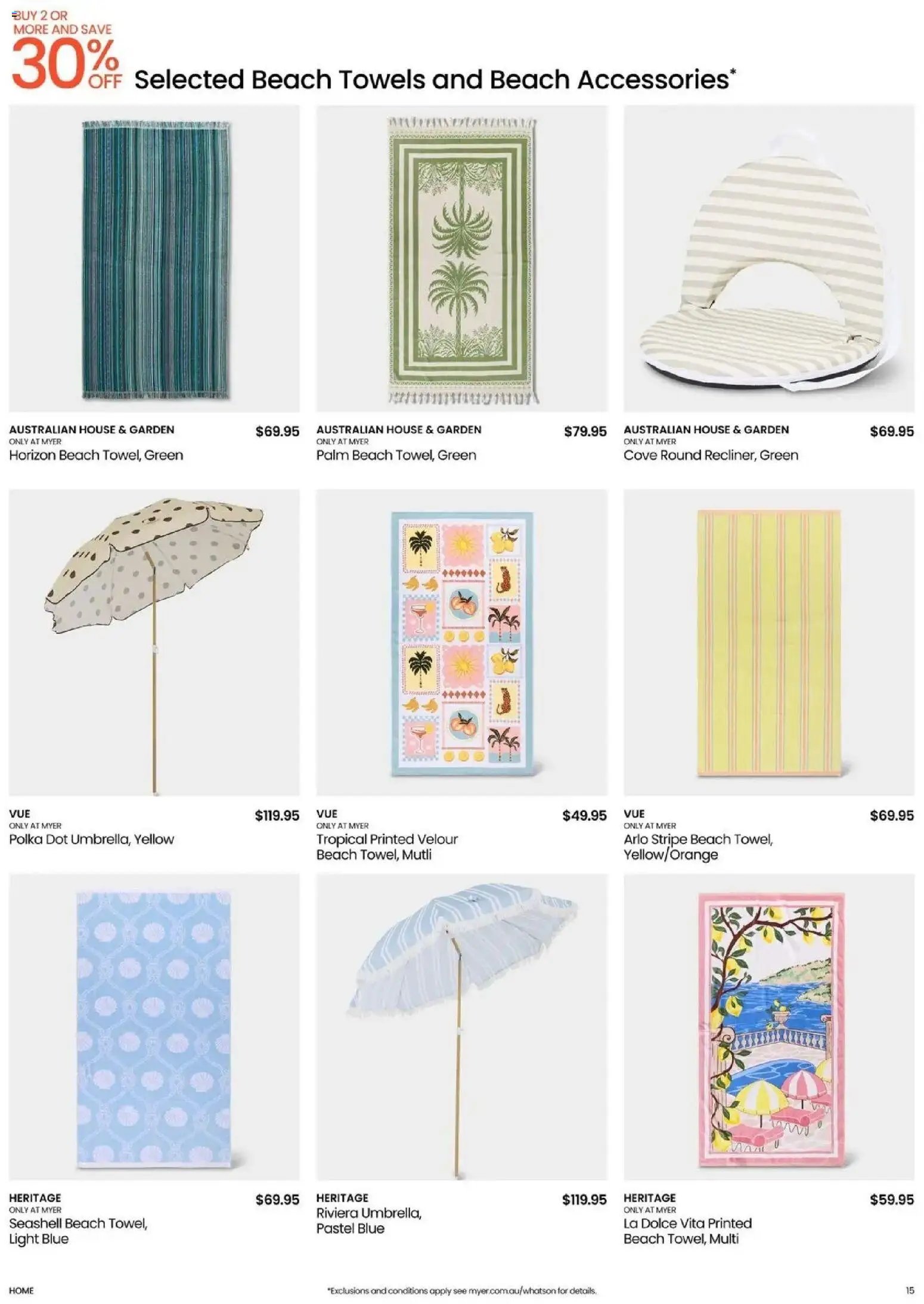 Myer Bed, Bath & Living Home Essentials