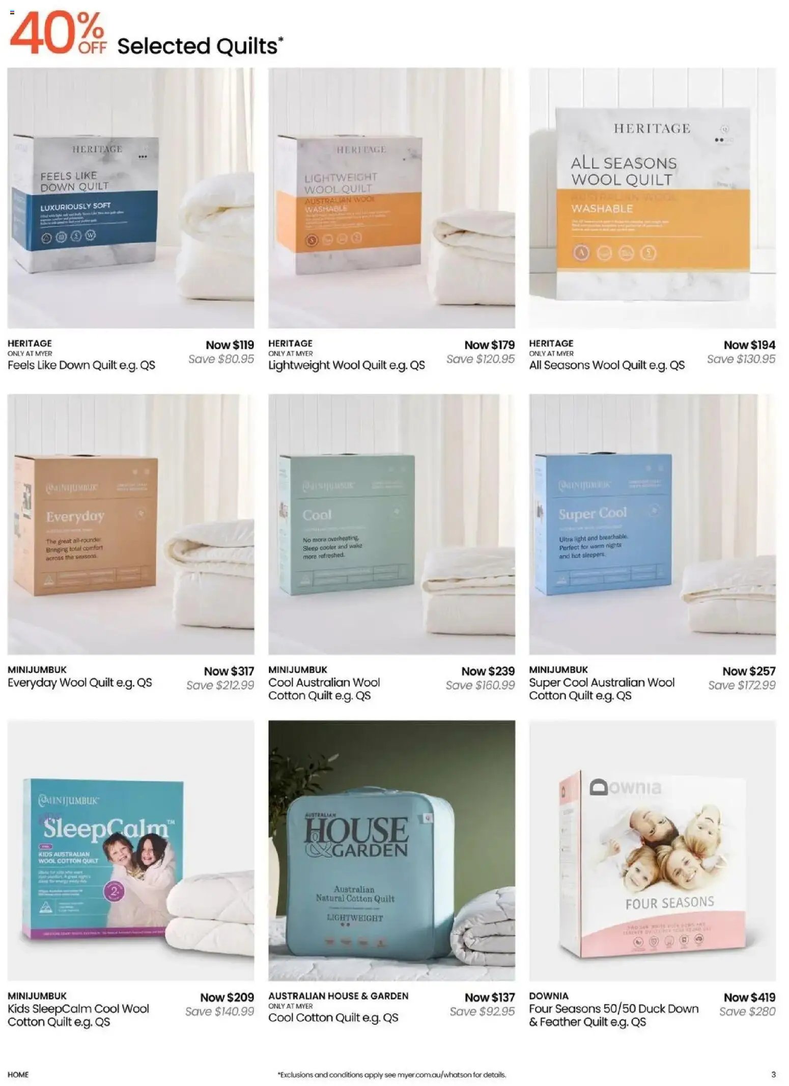 Myer Bed, Bath & Living Home Essentials