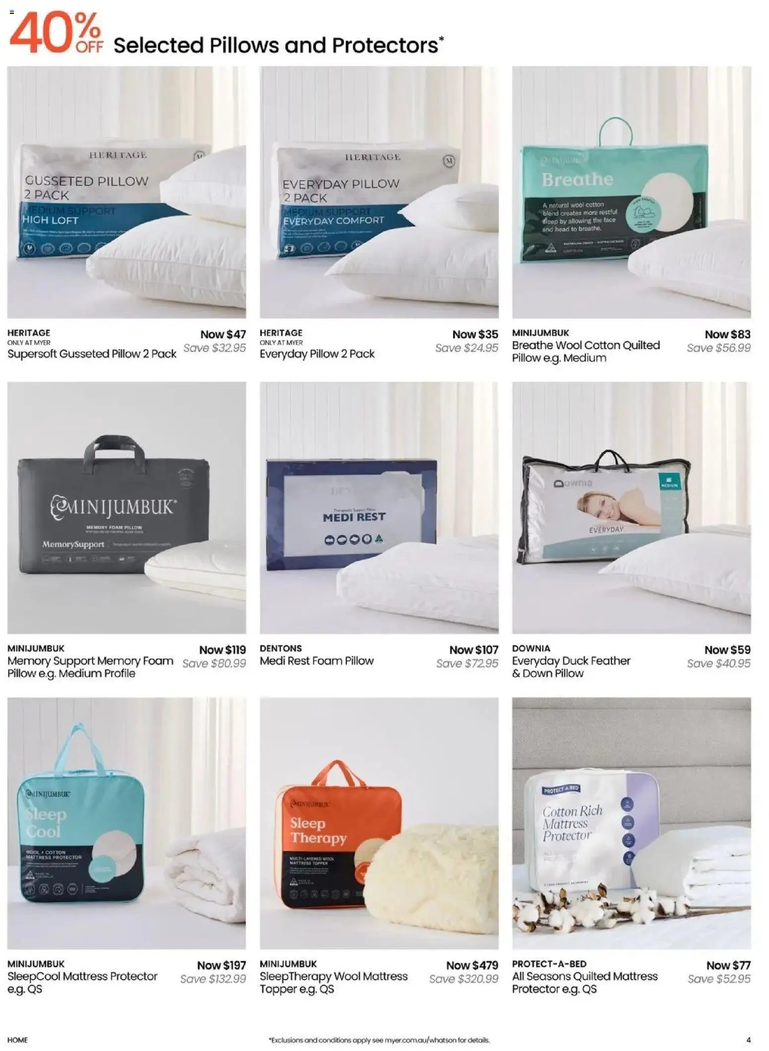 Myer Bed, Bath & Living Home Essentials