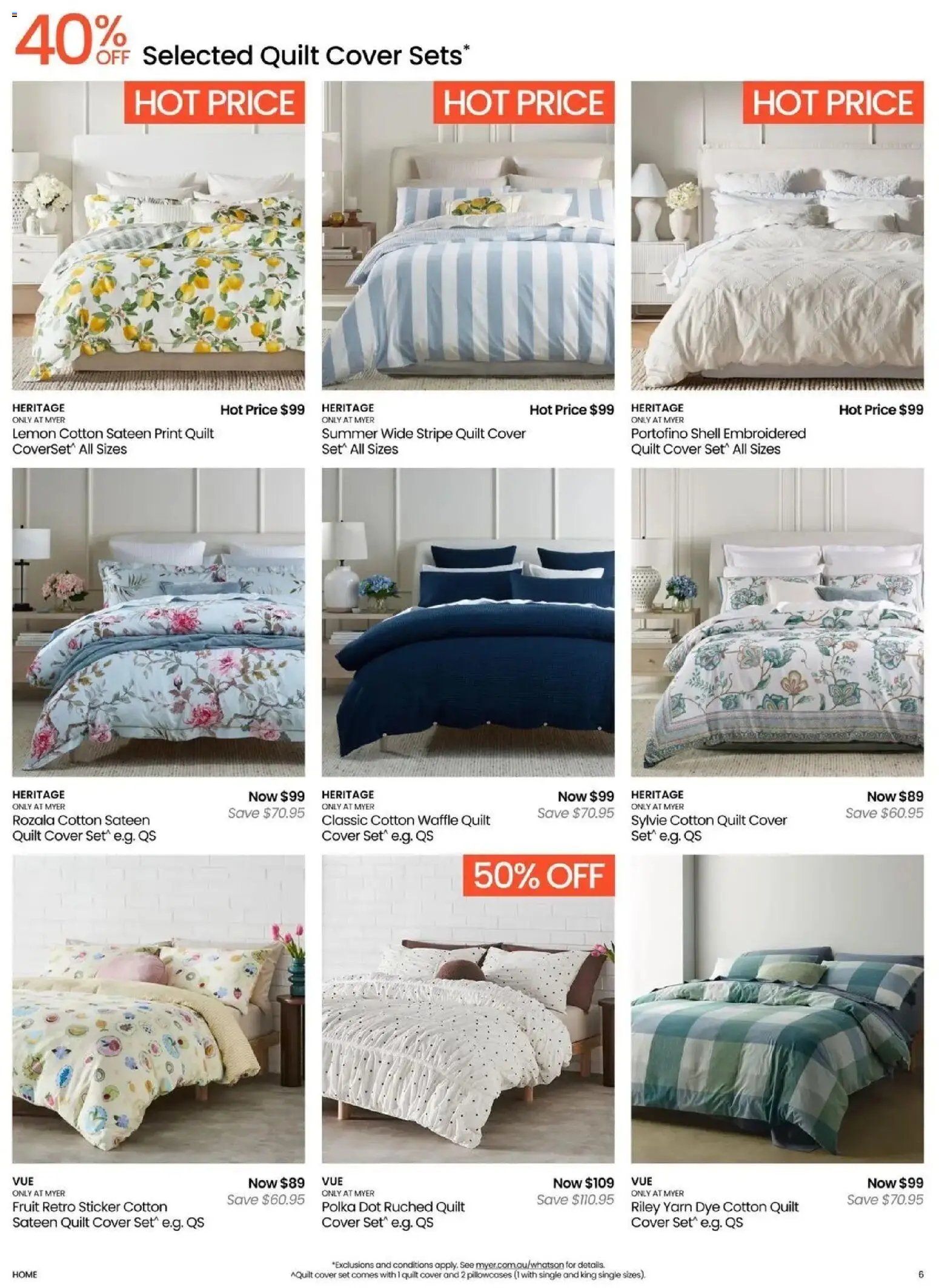 Myer Bed, Bath & Living Home Essentials