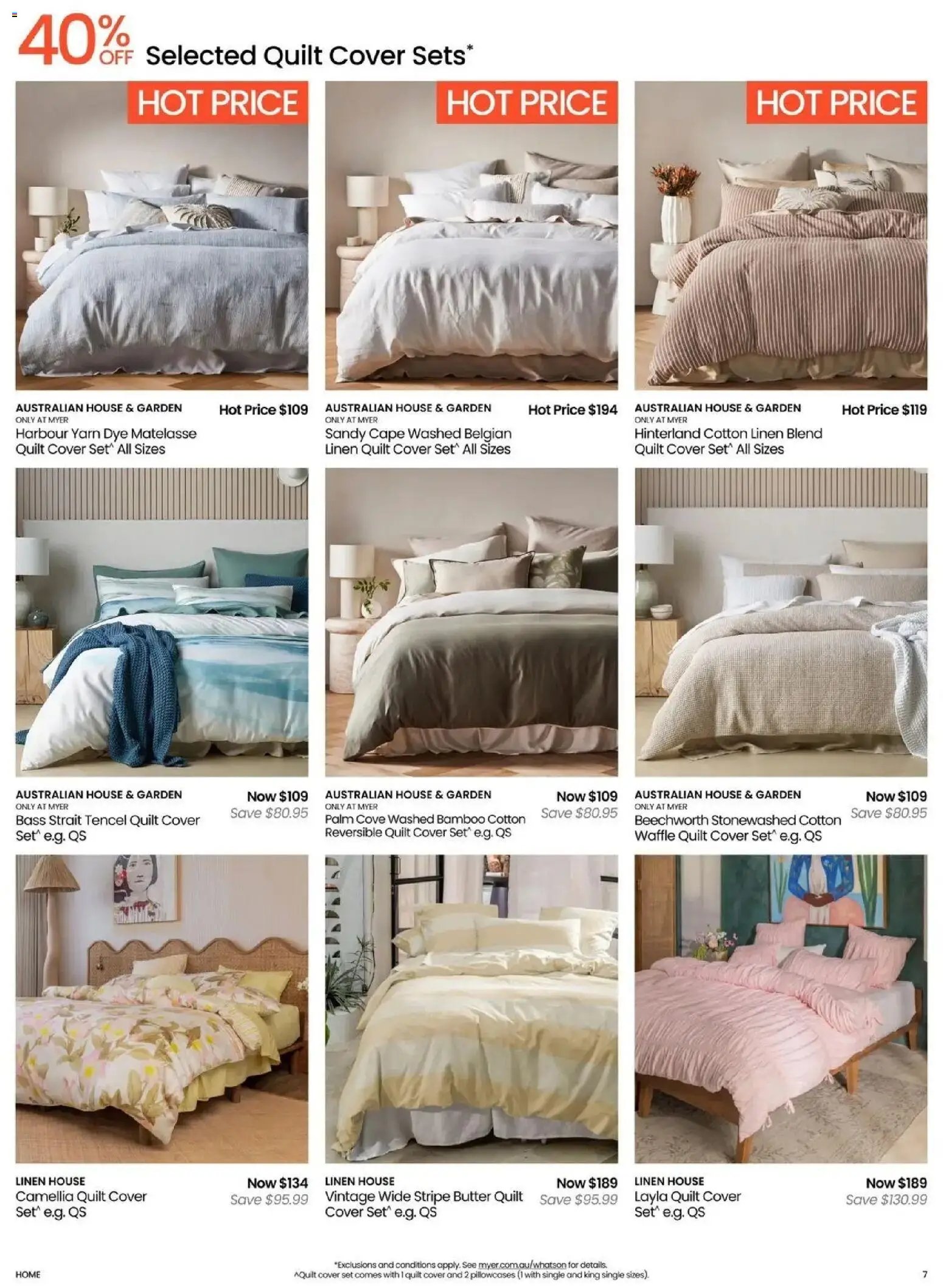 Myer Bed, Bath & Living Home Essentials