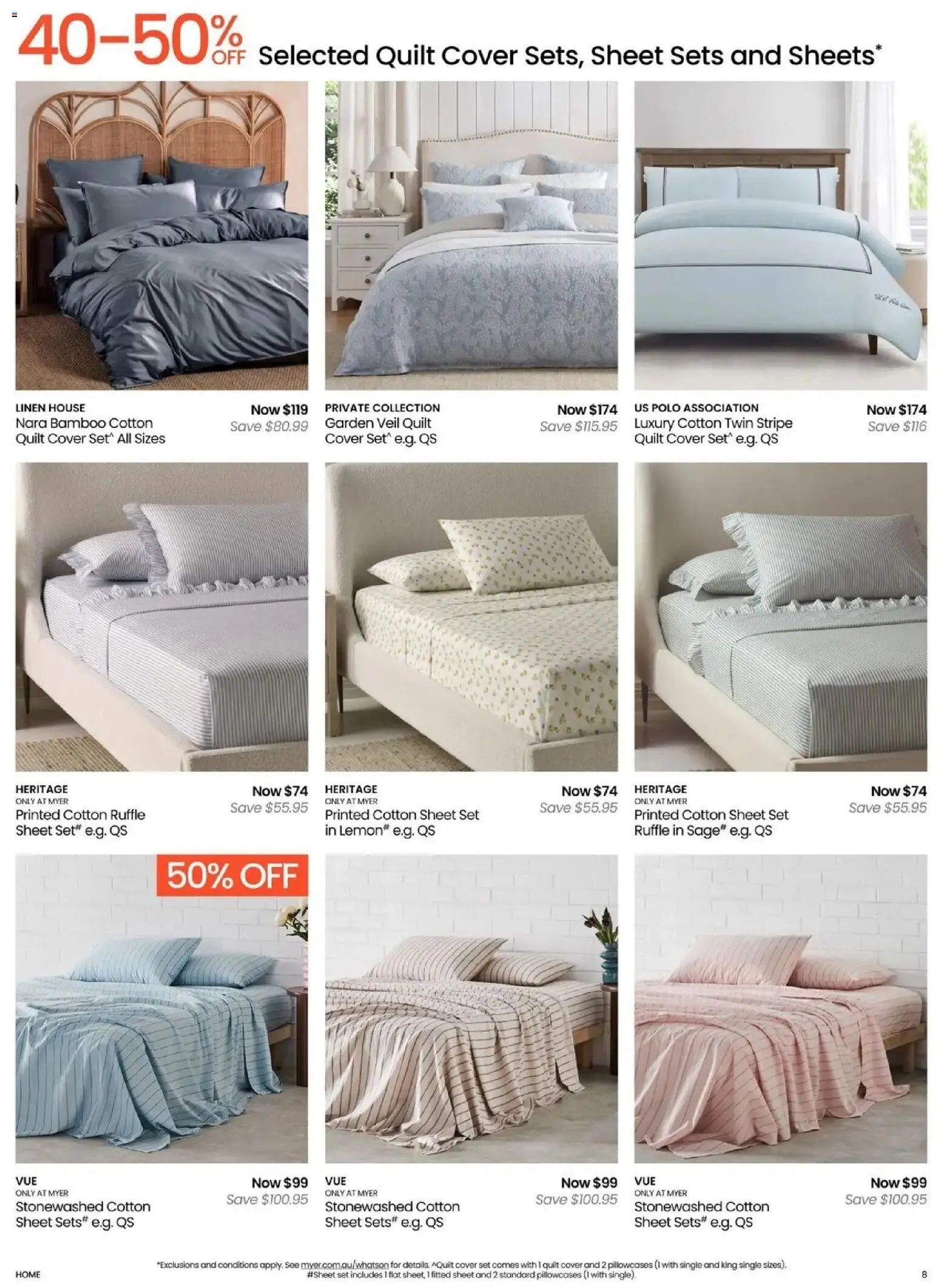 Myer Bed, Bath & Living Home Essentials
