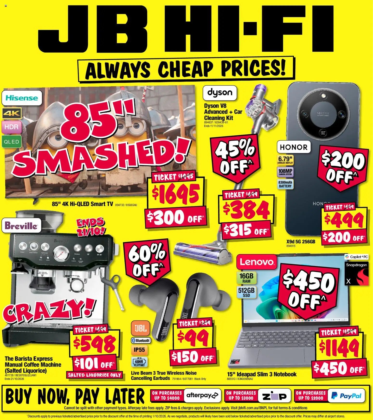 JB Hi-Fi catalogue