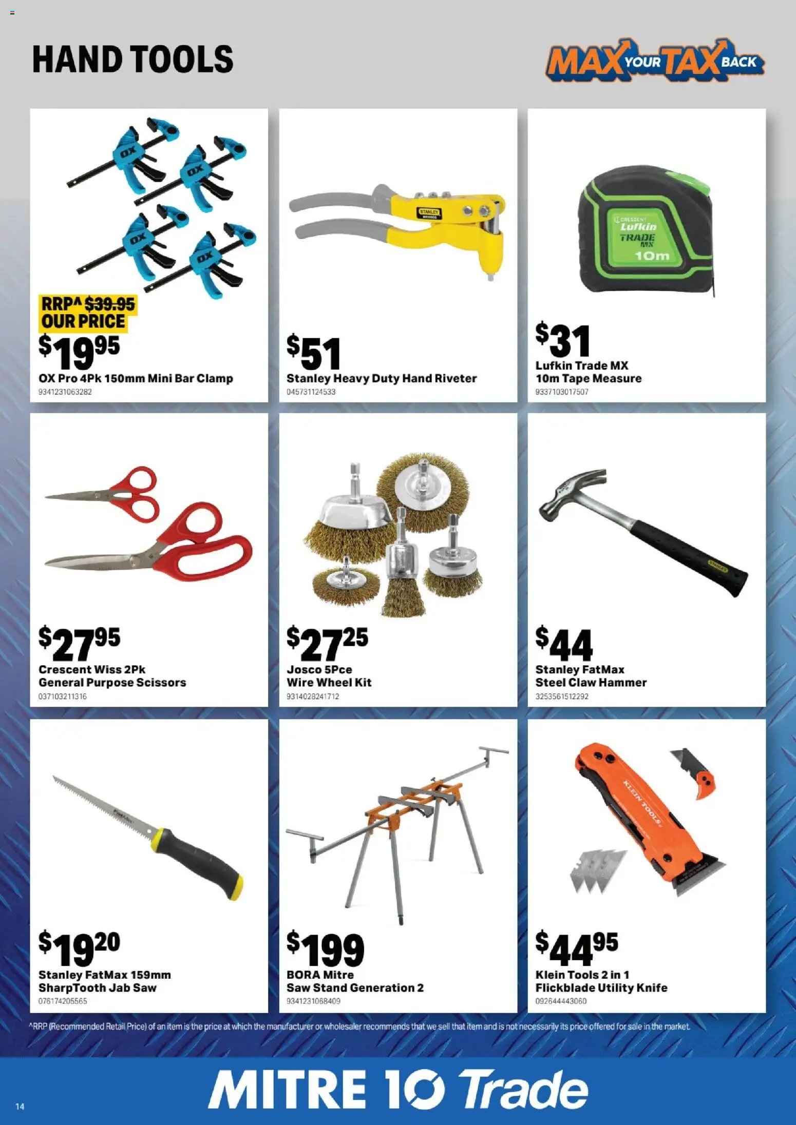 Mitre 10 Max Your Tax Back (2026-05-13 - 2026-06-30) | 14