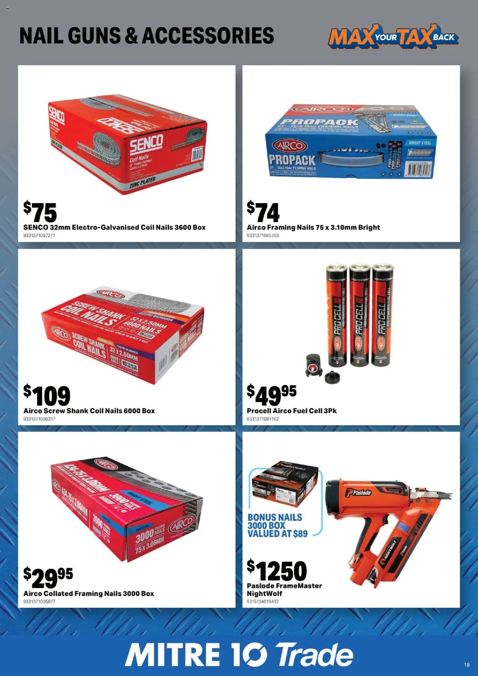 Mitre 10 Max Your Tax Back (2026-05-13 - 2026-06-30) | 19