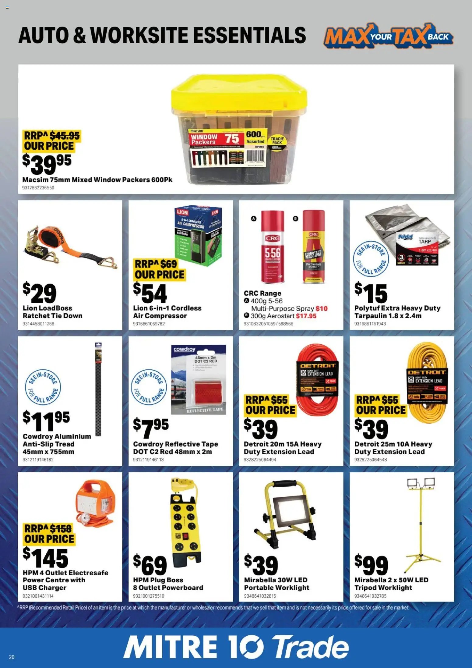 Mitre 10 Max Your Tax Back (2026-05-13 - 2026-06-30) | 20